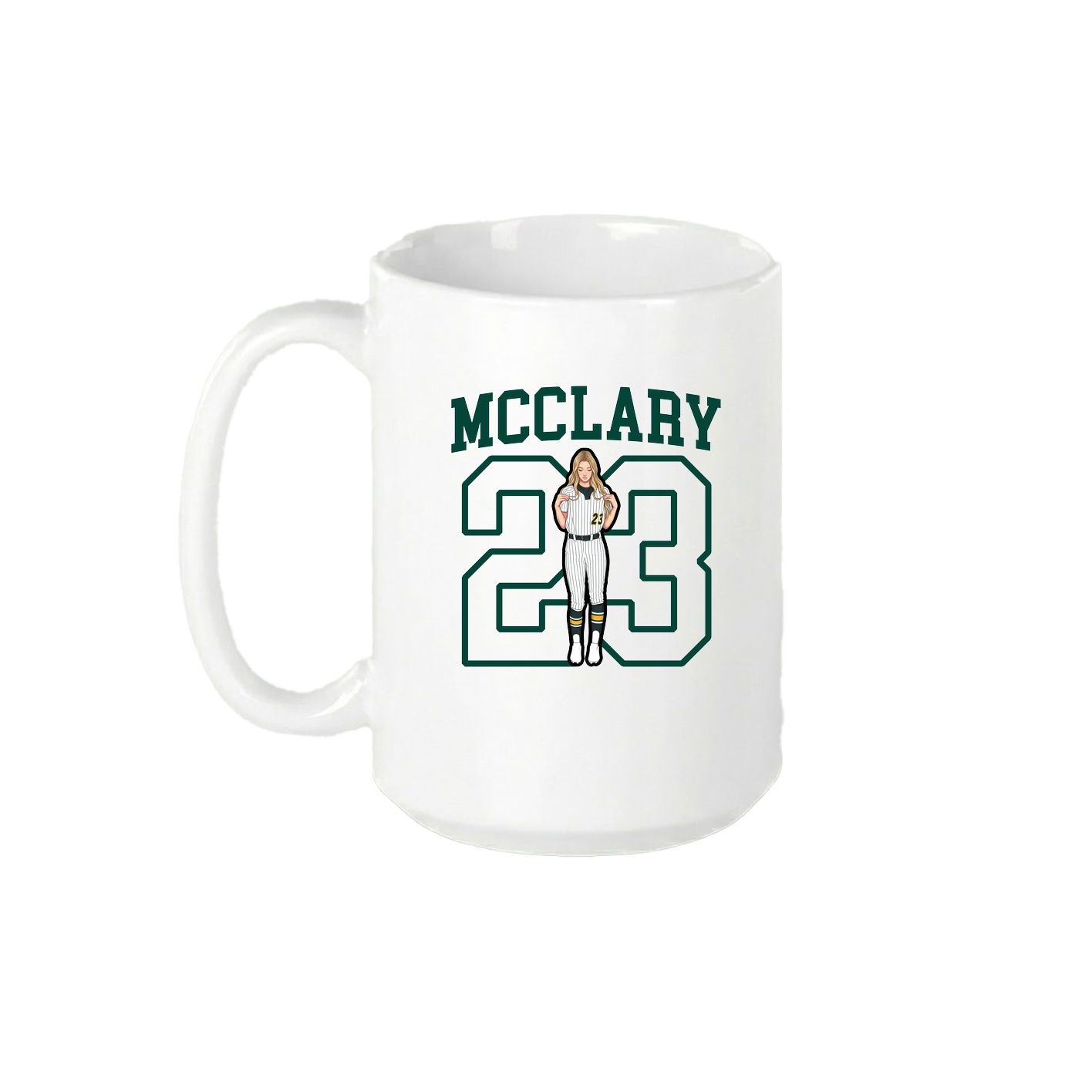 15oz Coffee Mug — Shirsey in White