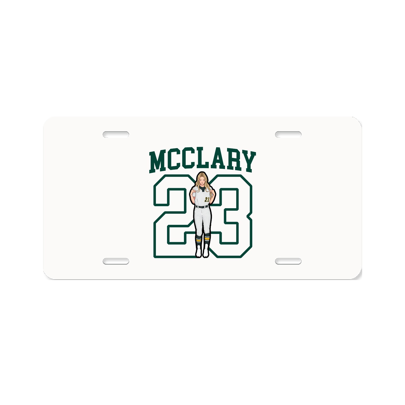 License Plate — Shirsey in Classic