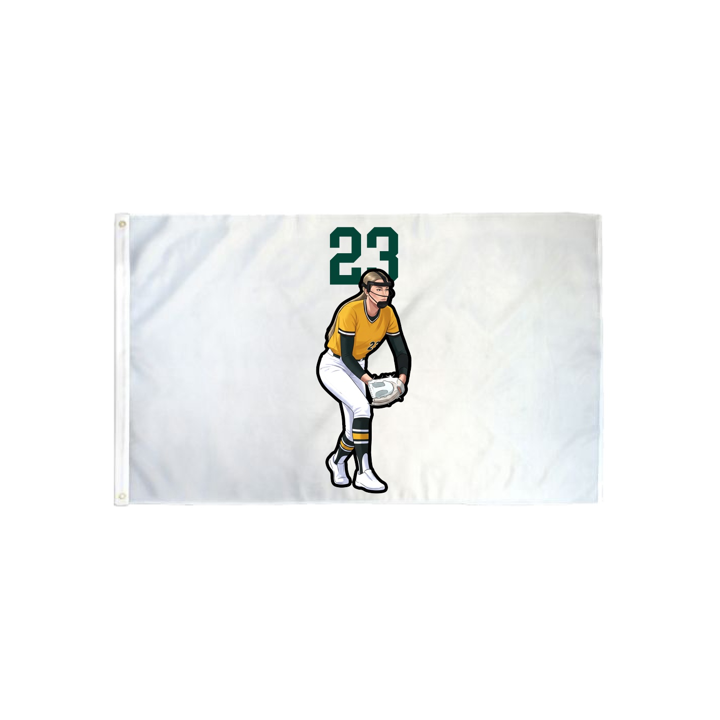 3x5 Flag — Number Top in Classic