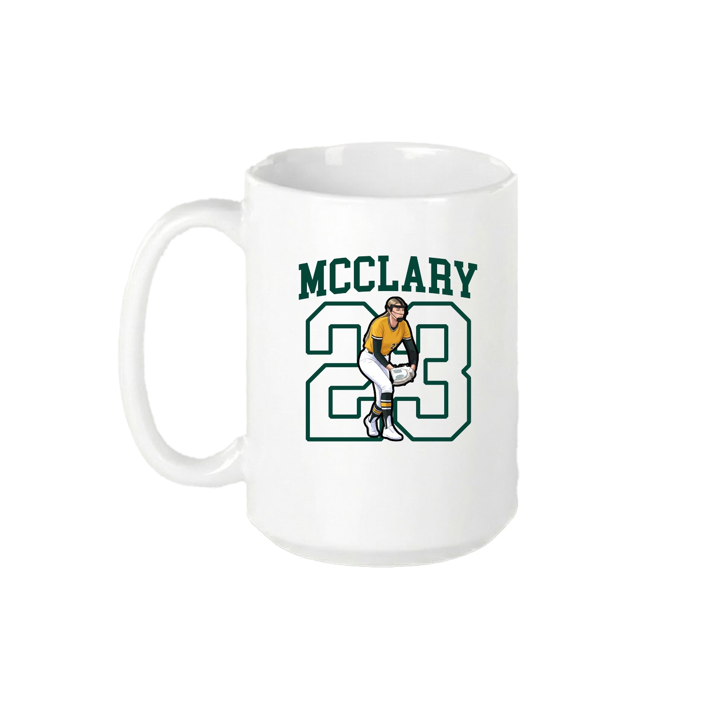 15oz Coffee Mug — Shirsey in White