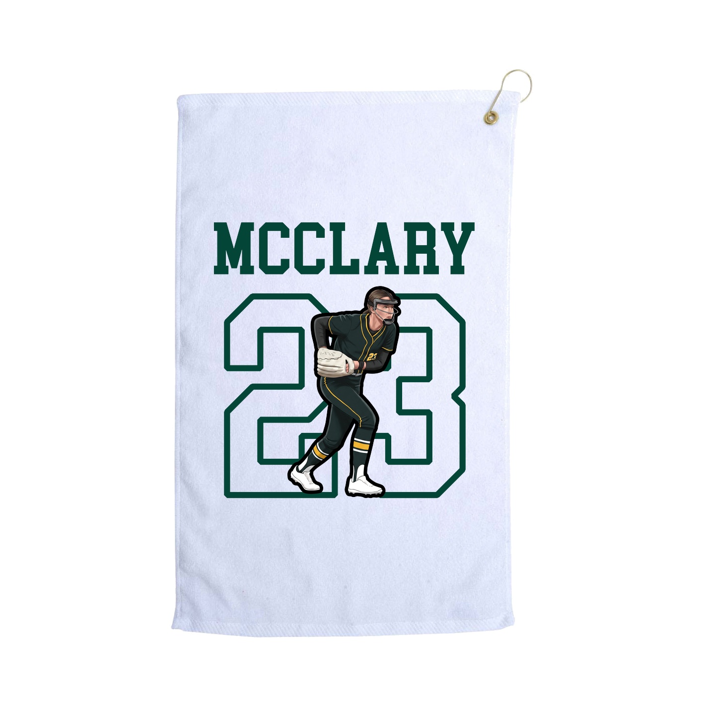 Golf Towel — Shirsey in White