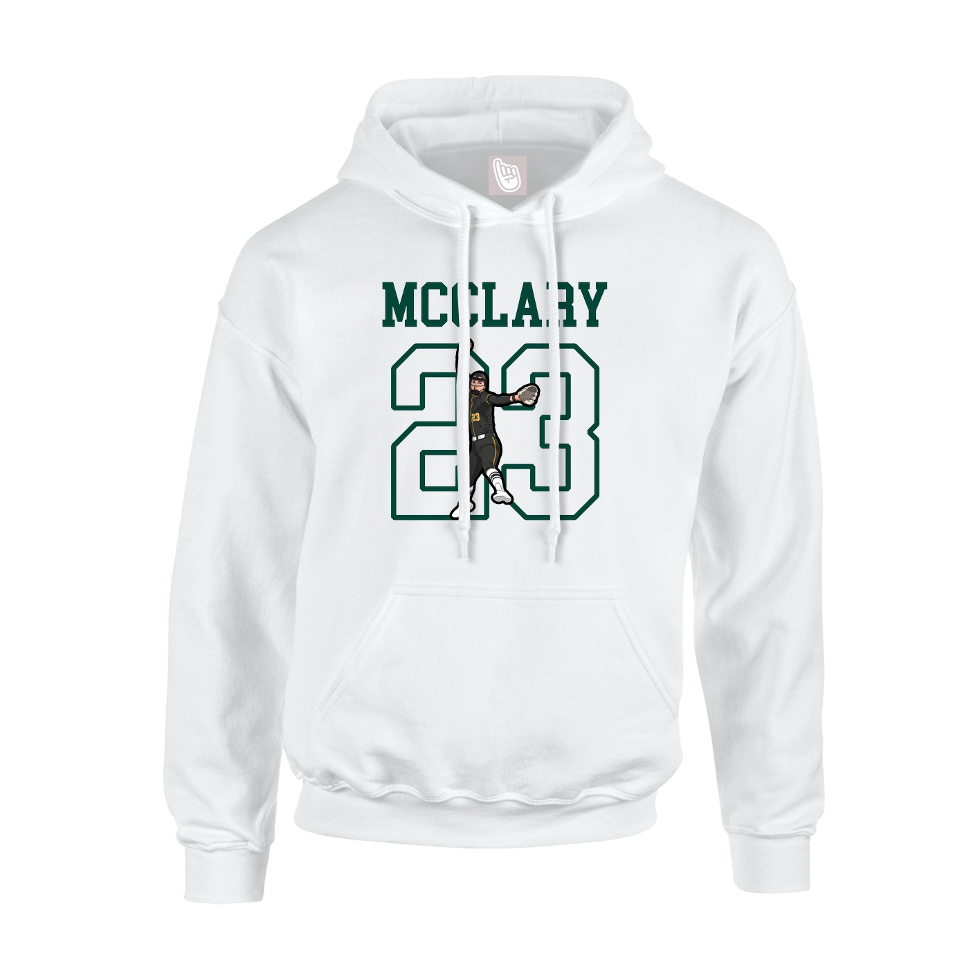 Youth Hoodie — Shirsey in White