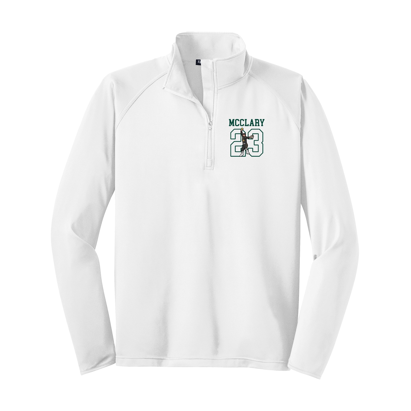 Q-Zip Pullover — Shirsey in White