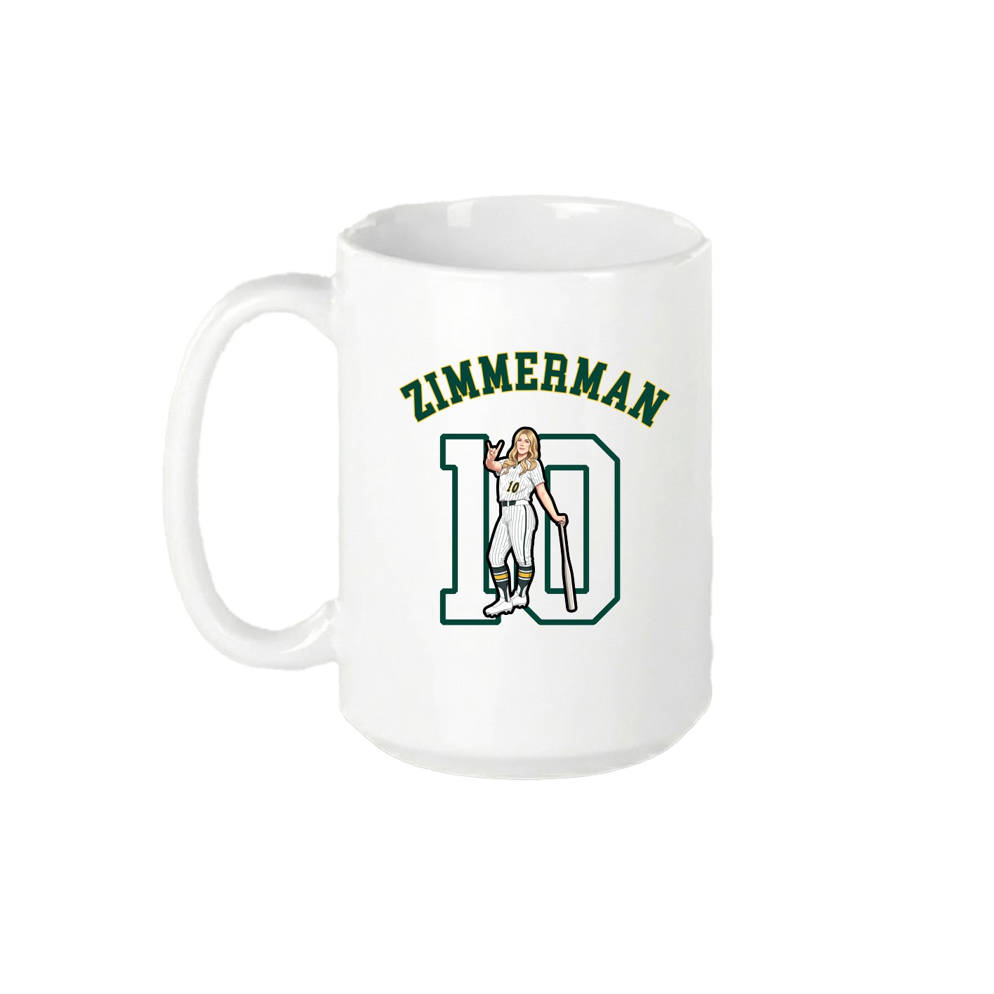 15oz Coffee Mug — Shirsey Arch in White
