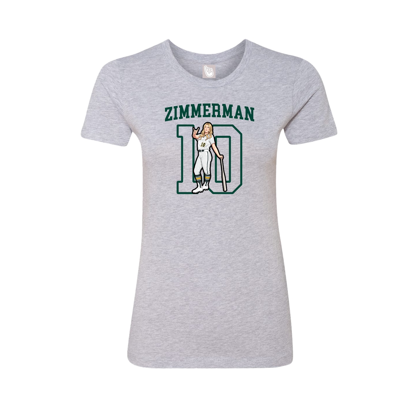 Fitted Women's Tee — Shirsey in Grey