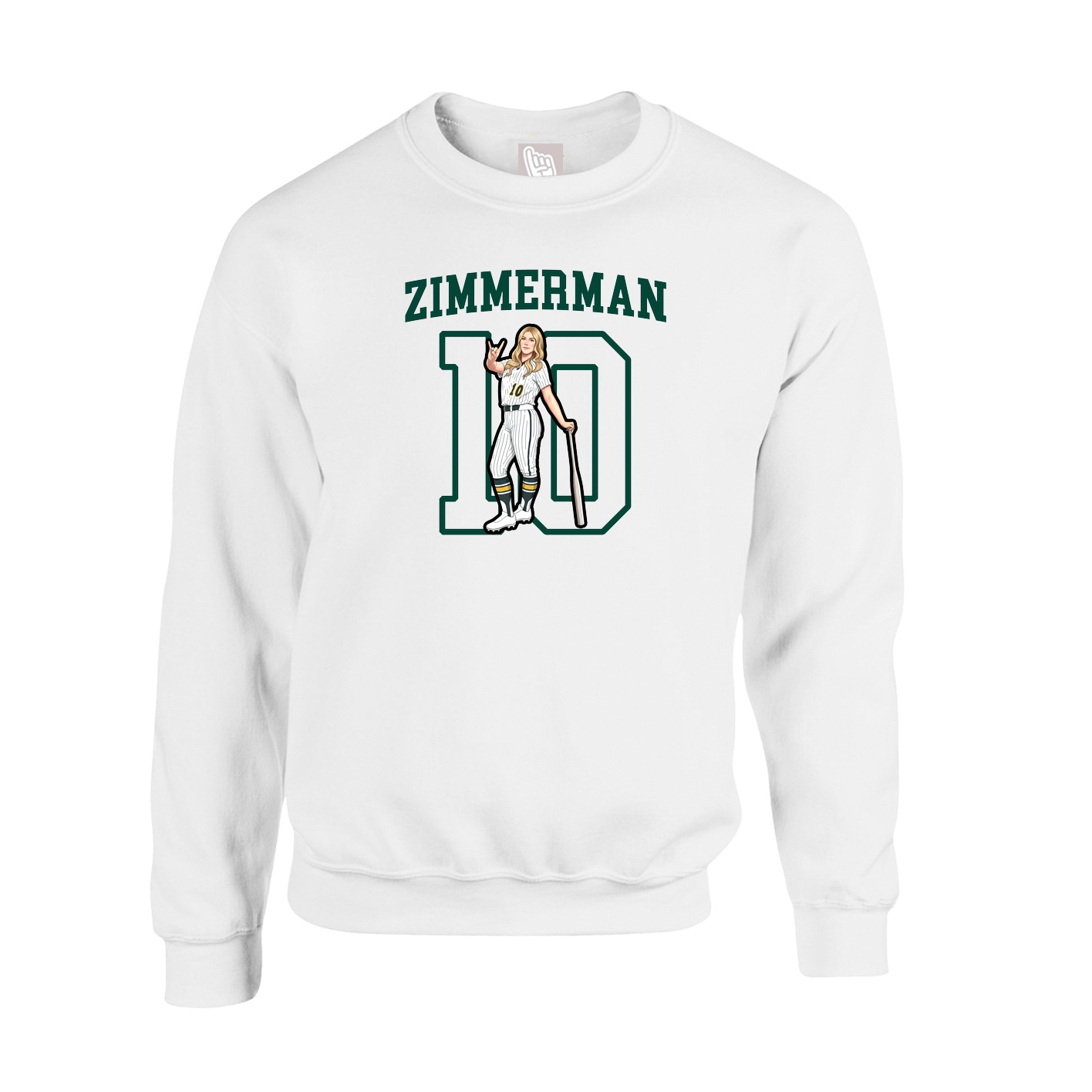 Fleece Crew — Shirsey in White