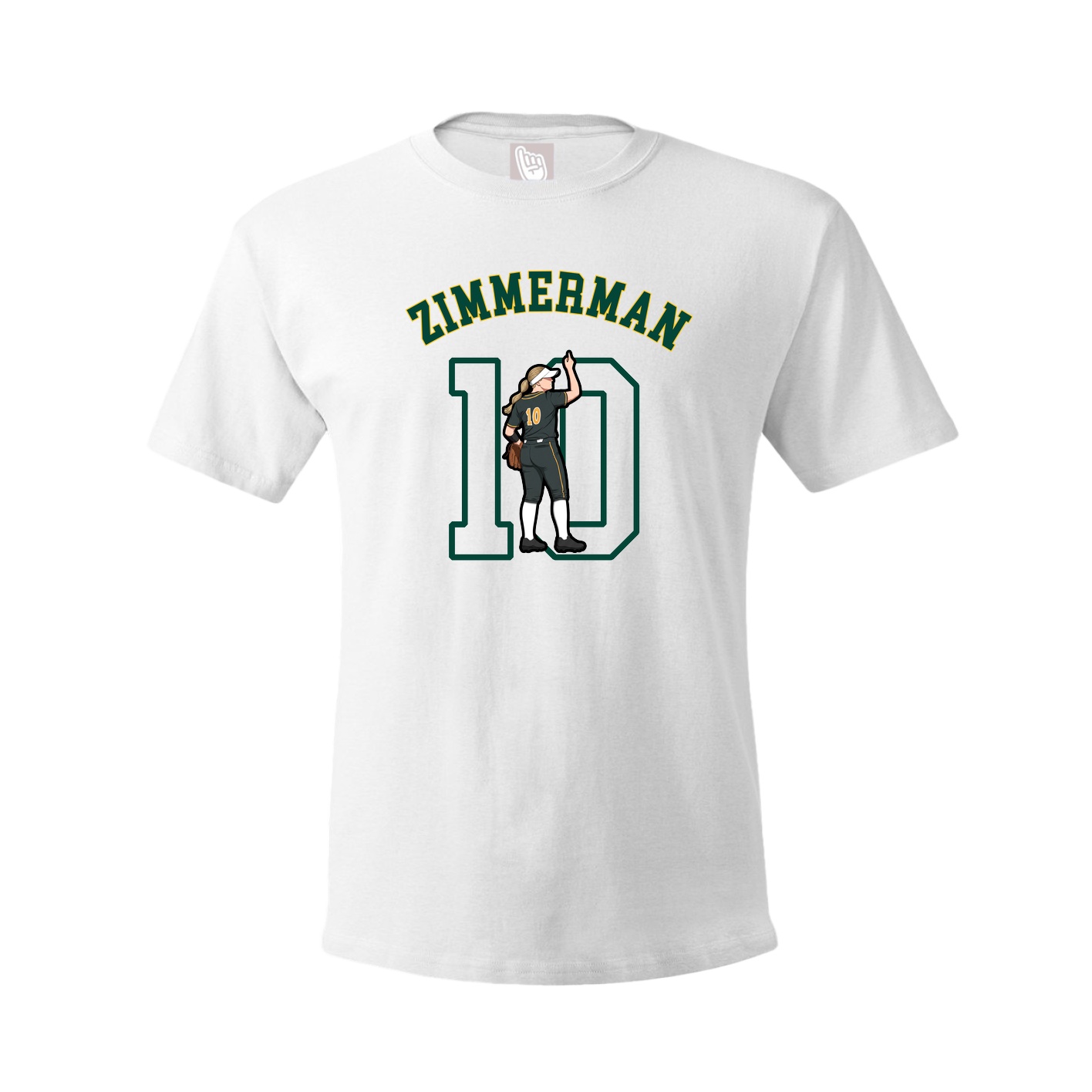 Youth Tee — Shirsey Arch in White