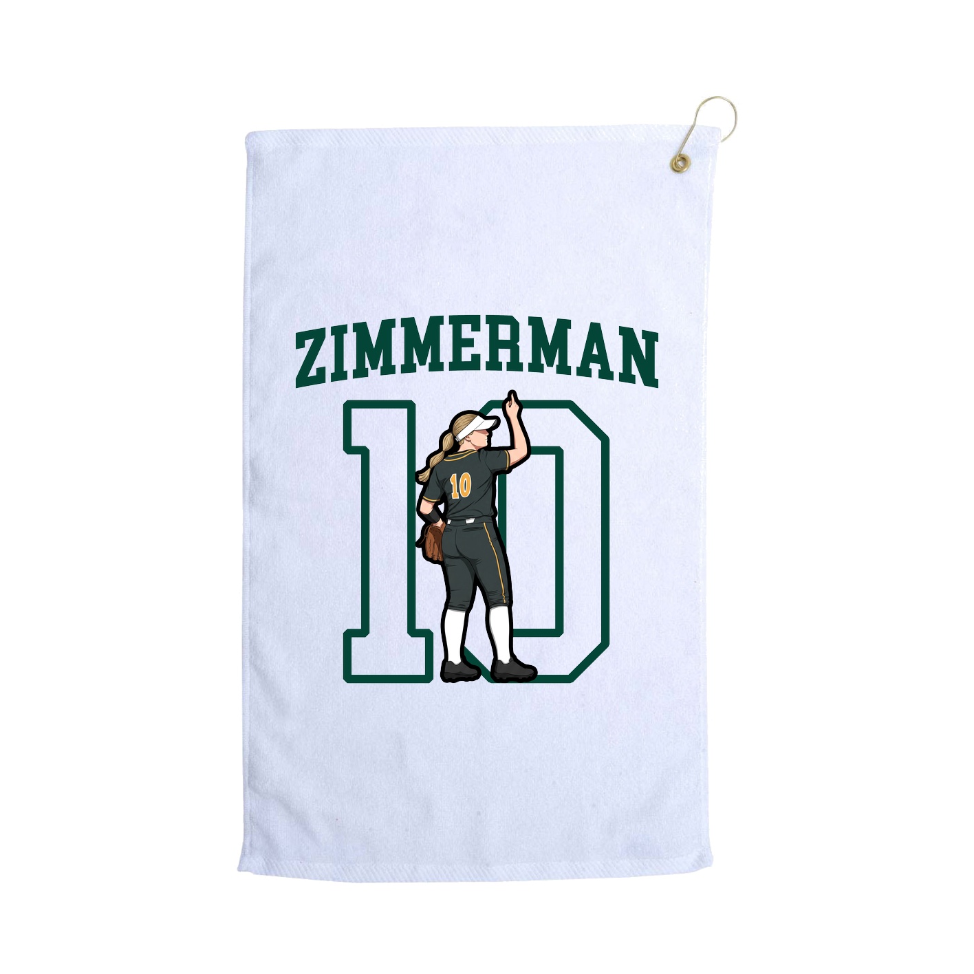 Golf Towel — Shirsey in White