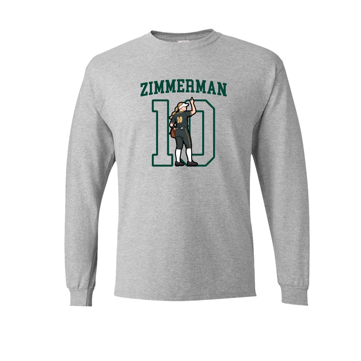 Long Sleeve Tee — Shirsey in Grey