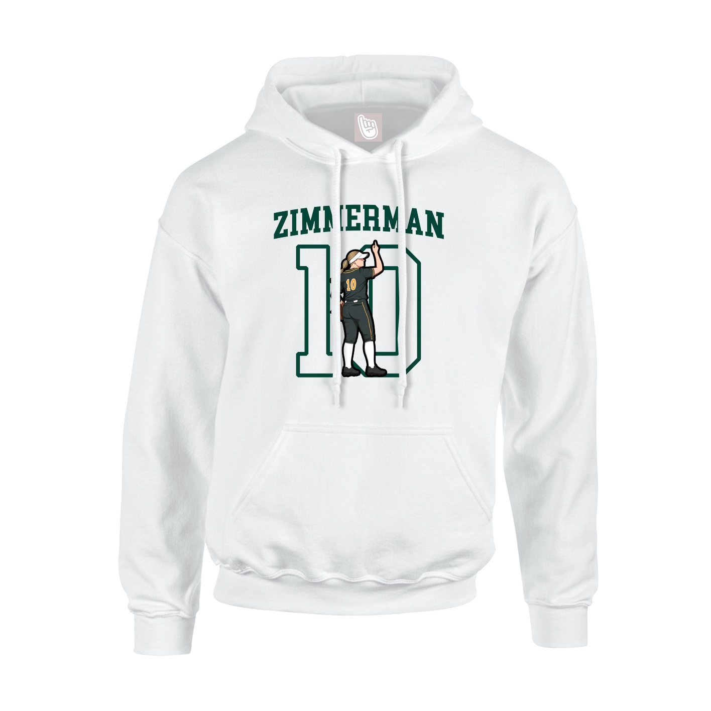 Youth Hoodie — Shirsey in White