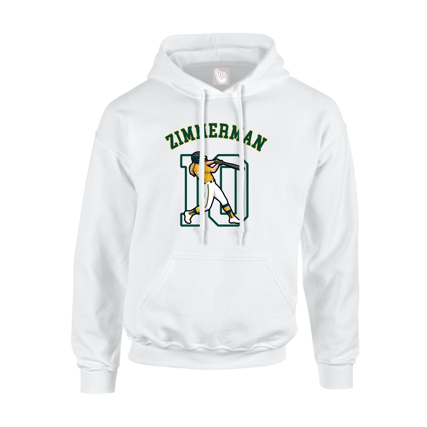 Hoodie — Shirsey Arch in White