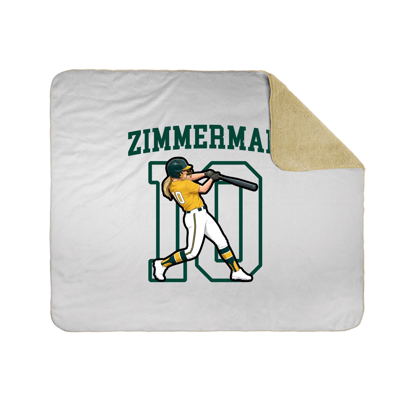 Throw Blanket — Shirsey in White