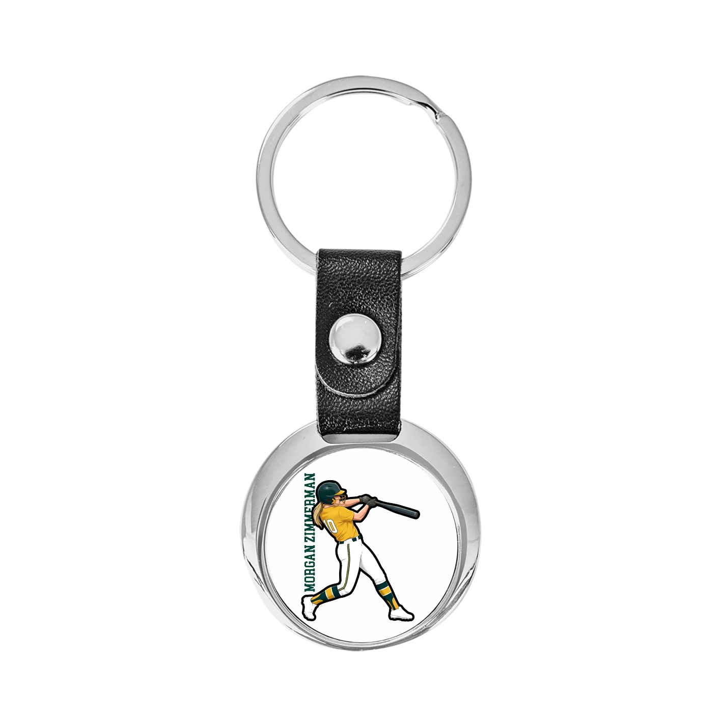 Key Chain — Name Vertical in Classic