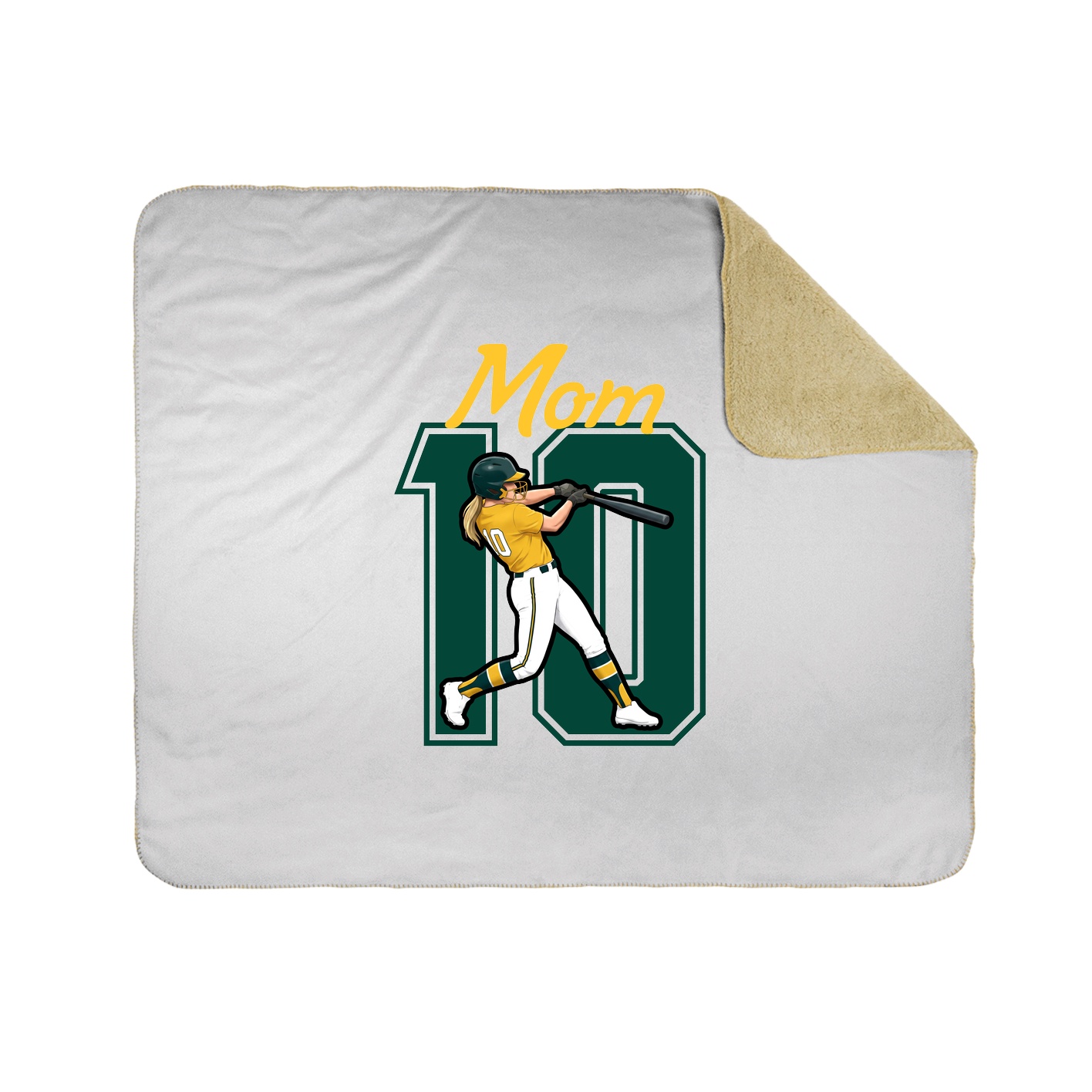 Throw Blanket — Mothers Day Shirsey in White