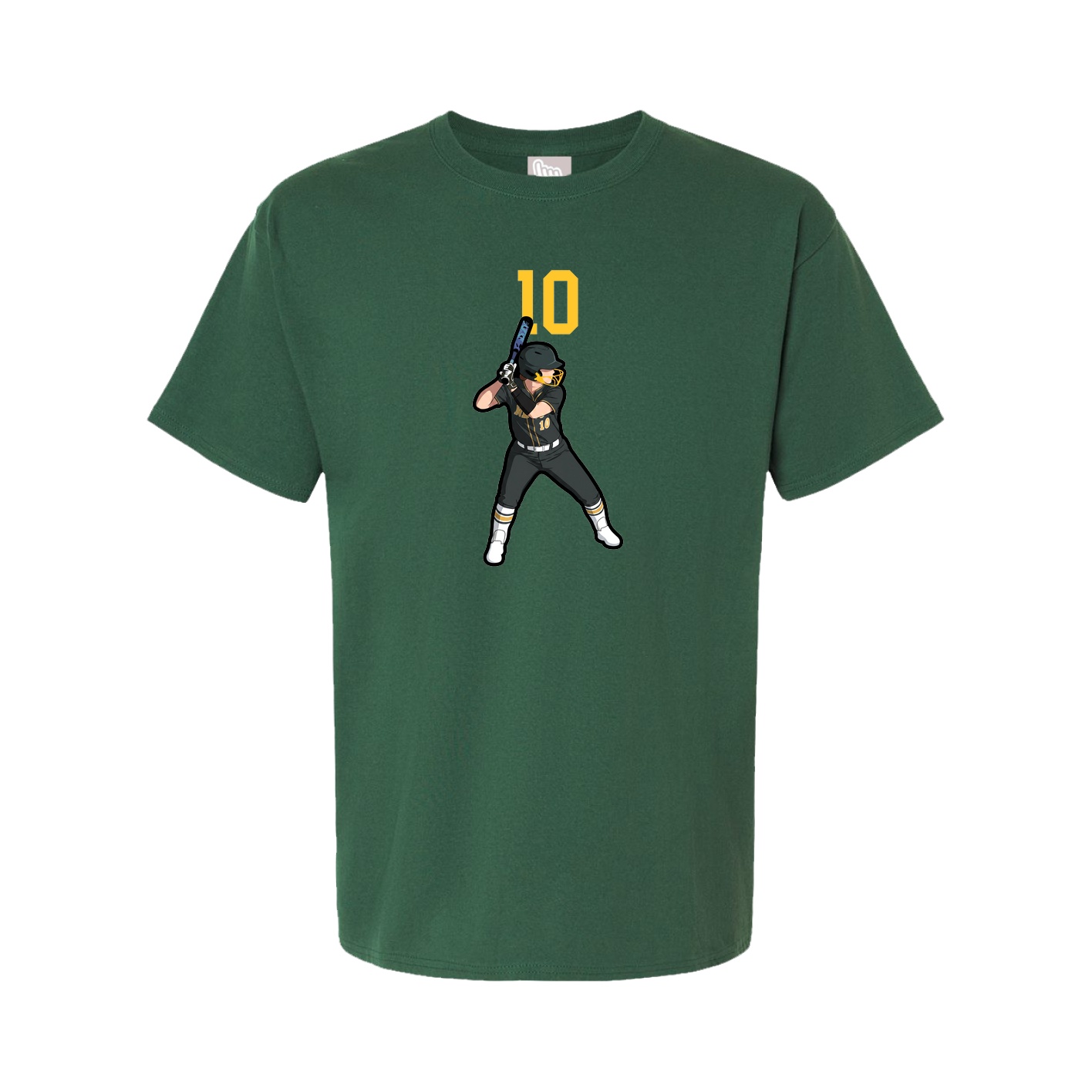 Tee — Number Top in Green