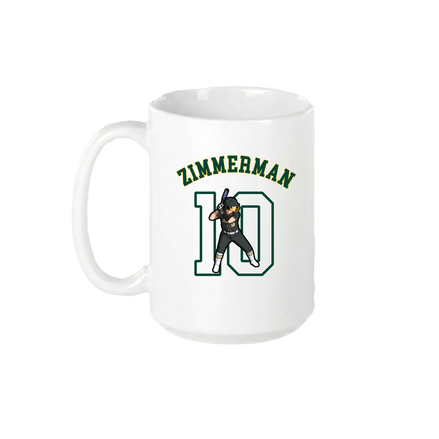 15oz Coffee Mug — Shirsey Arch in White