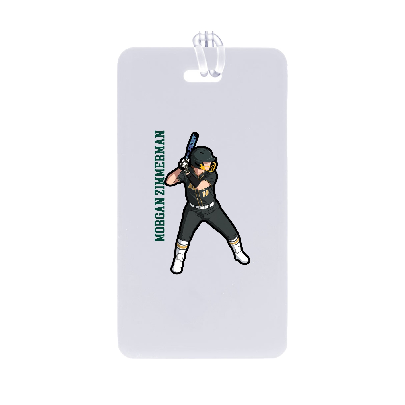 Bag Tag — Name Vertical in Classic