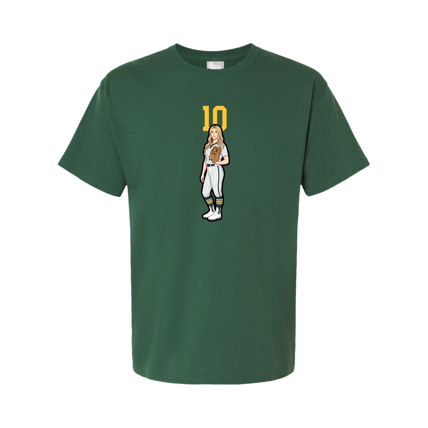 Tee — Number Top in Green