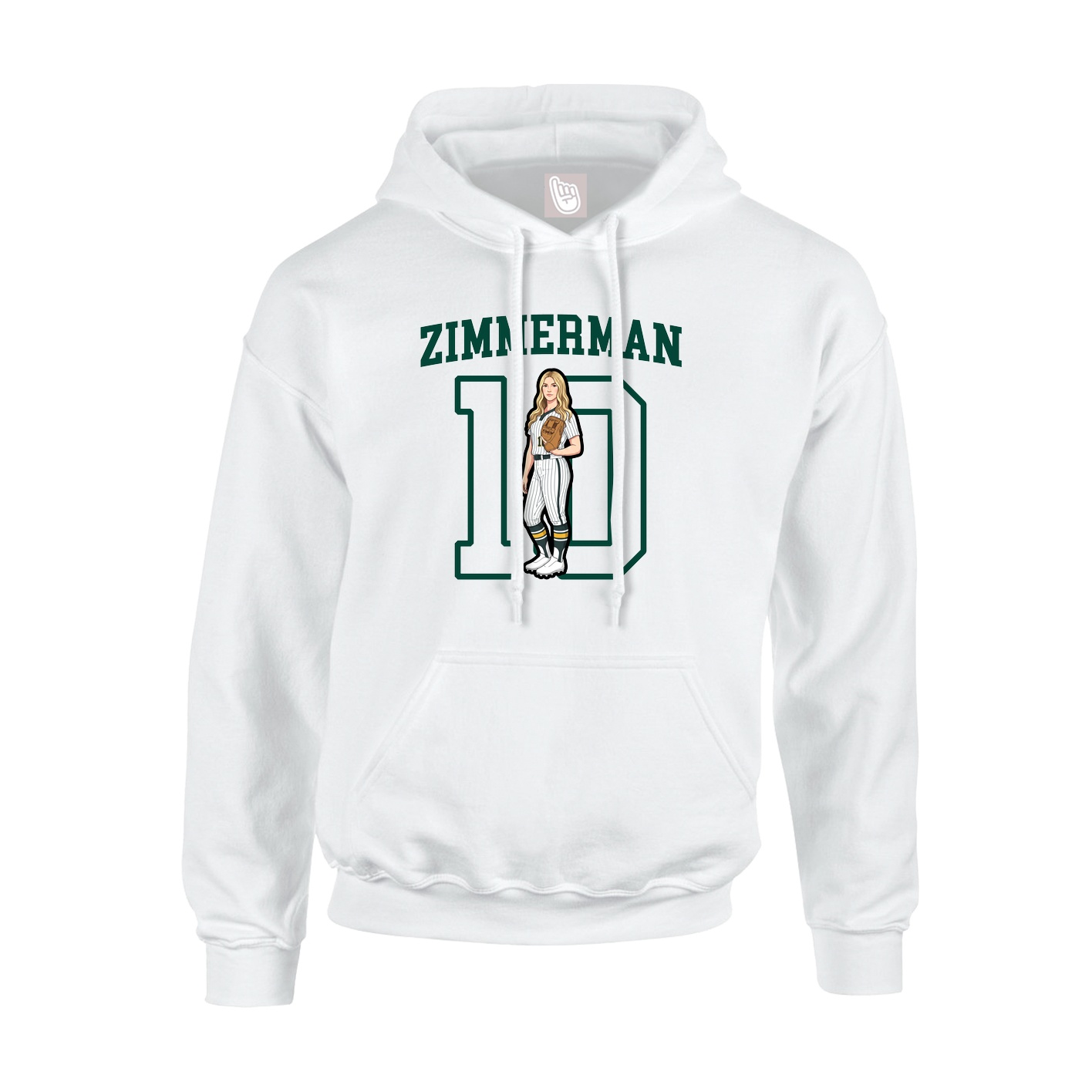 Youth Hoodie — Shirsey in White
