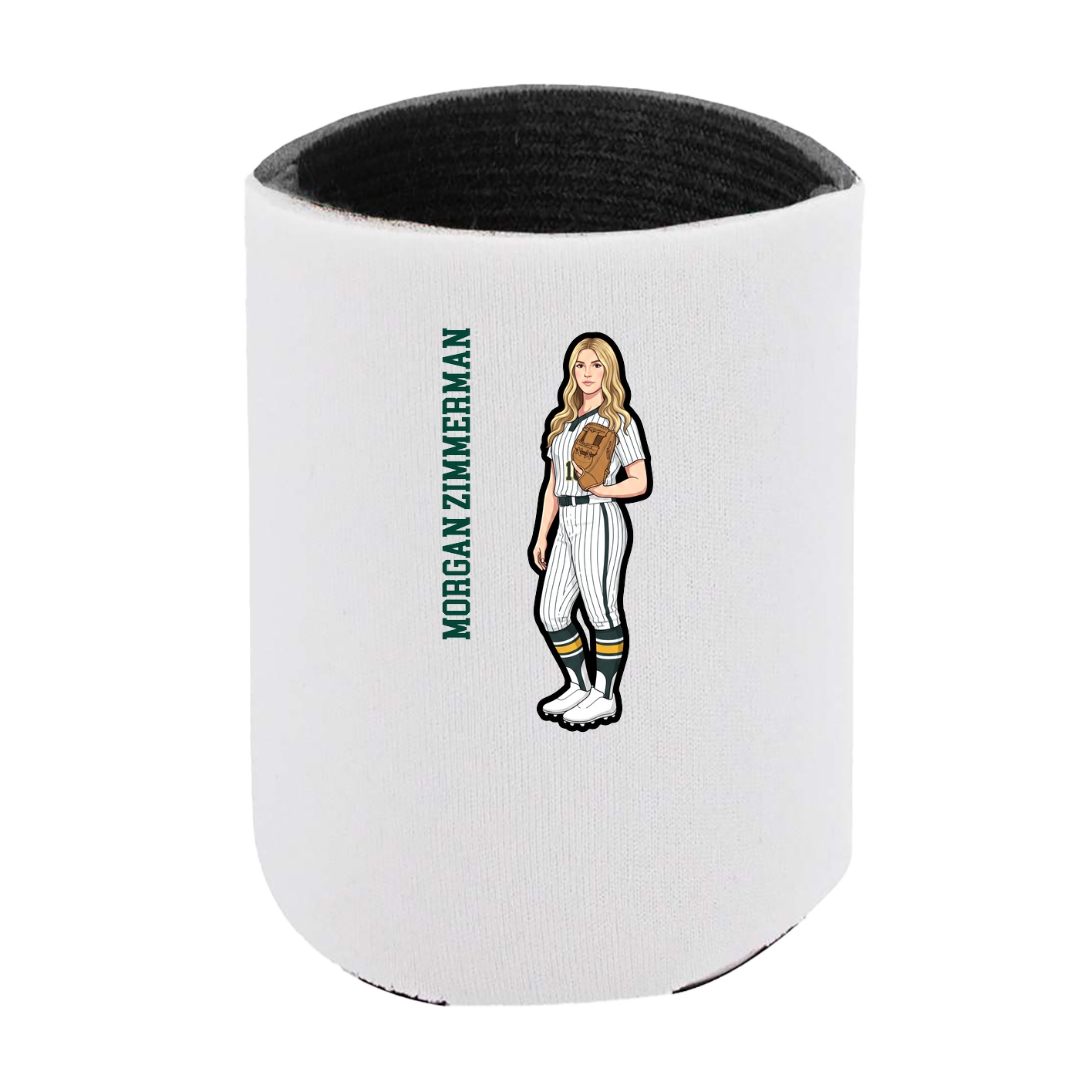 Can Holder — Name Vertical in White