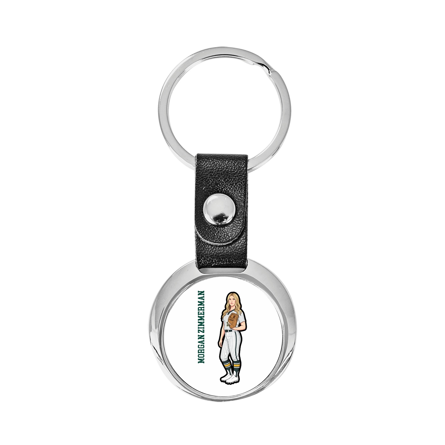 Key Chain — Name Vertical in Classic