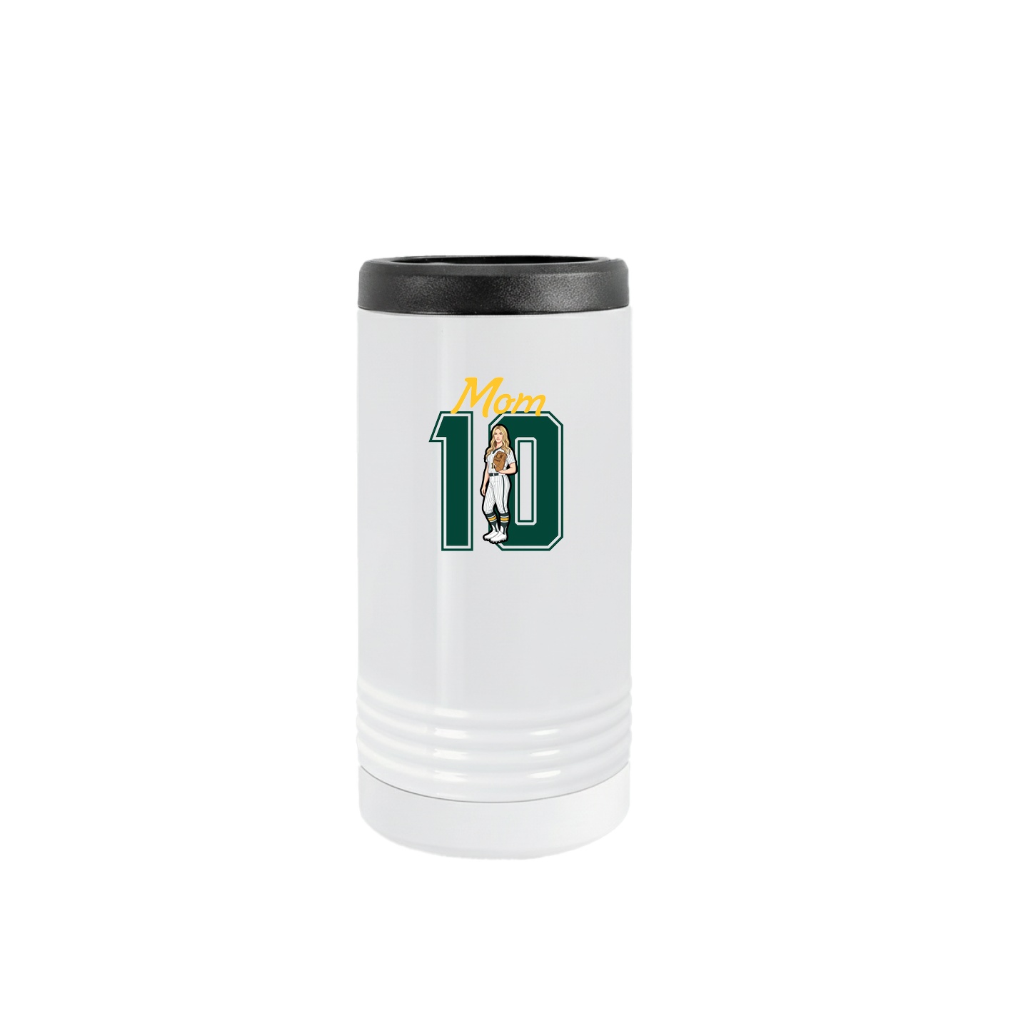 Slim Beverage Holder — Mothers Day Shirsey in White