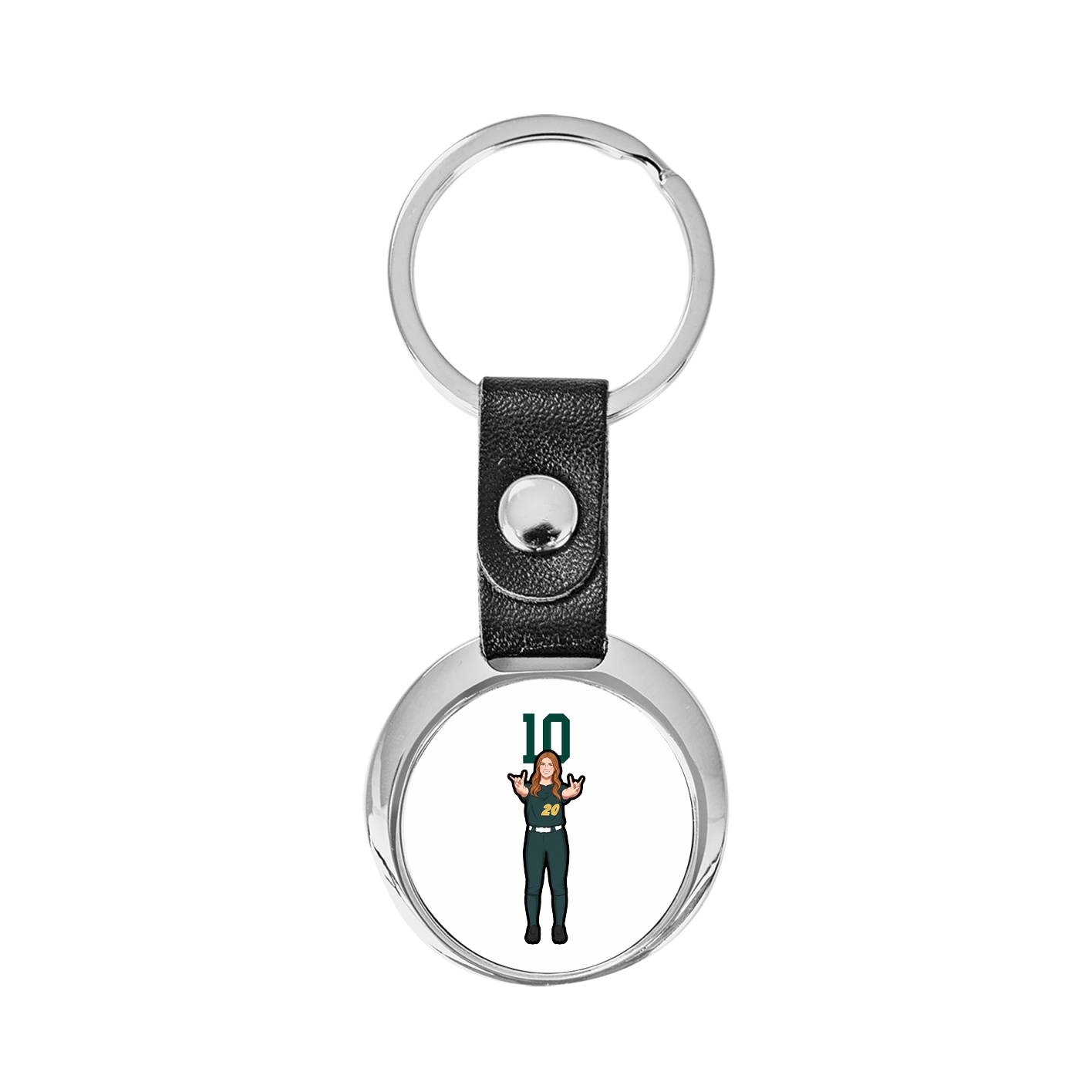 Key Chain — Number Top in Classic