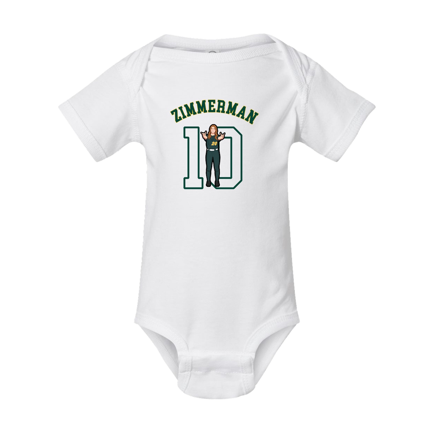 Baby Onesie — Shirsey Arch in White