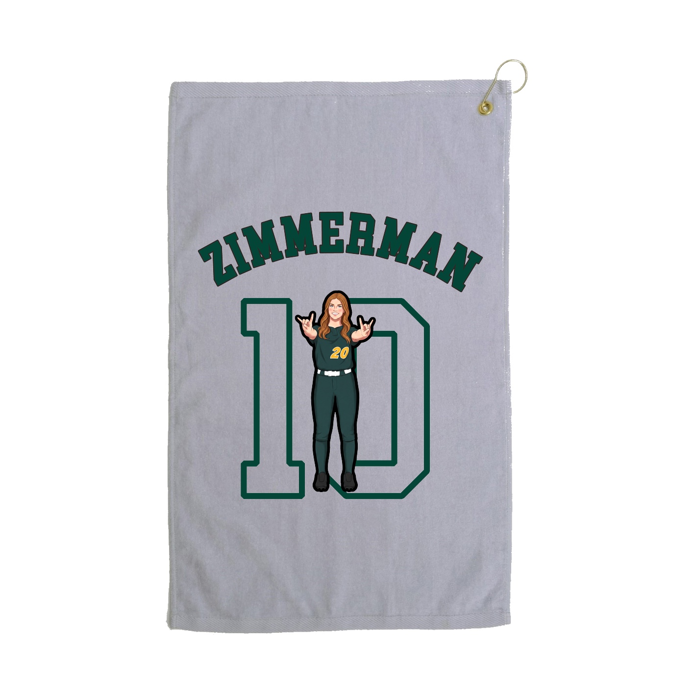 Golf Towel — Shirsey Arch in Grey