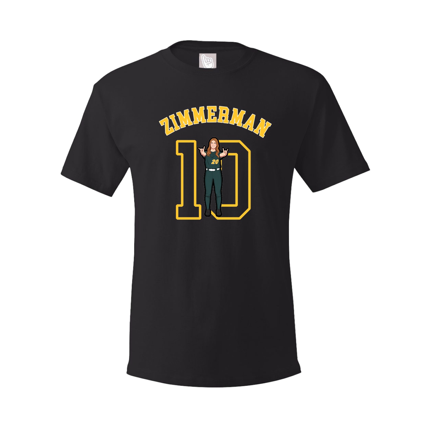 Youth Tee — Shirsey Arch in Black