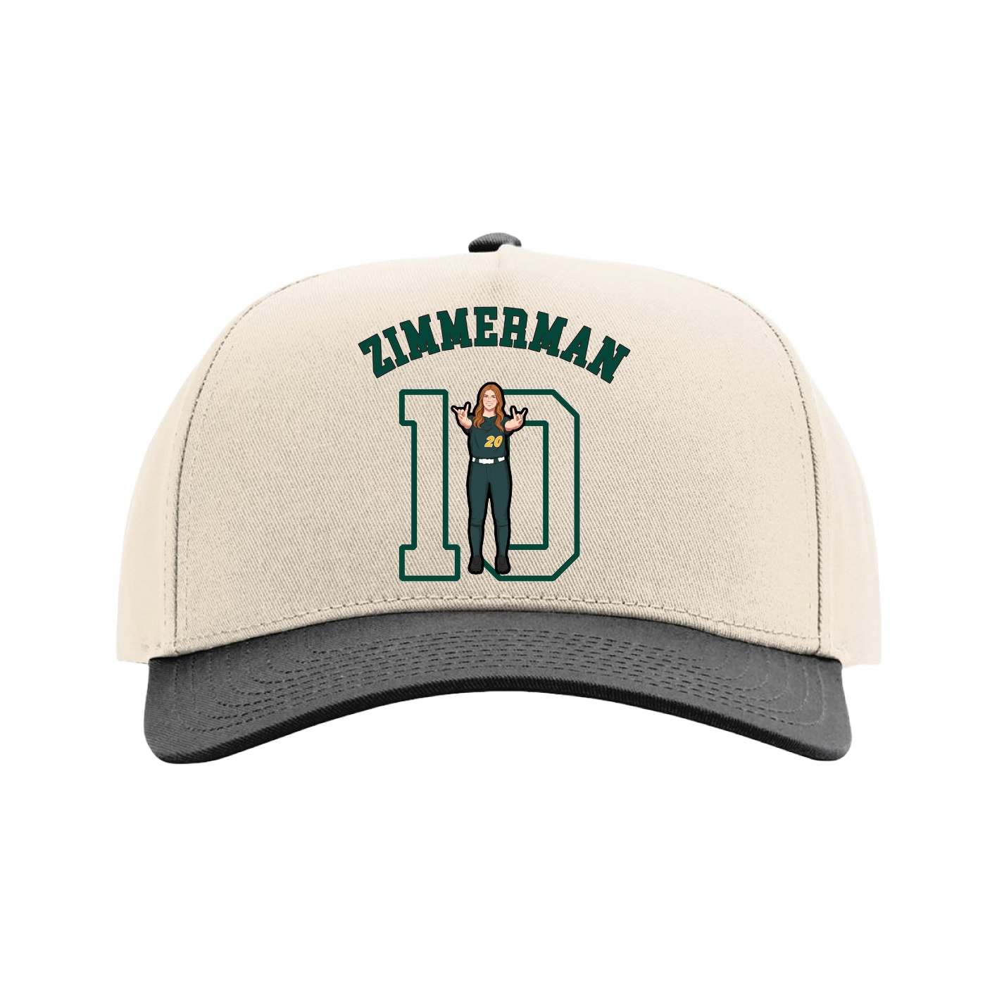 Full Fabric Five-Panel Champ Cap