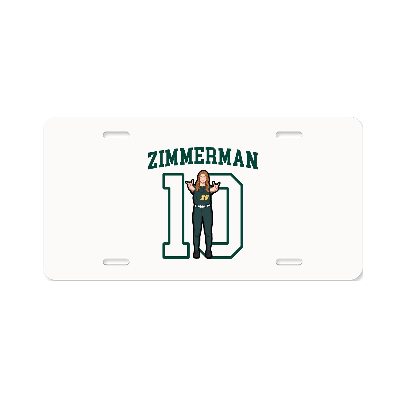 License Plate — Shirsey in Classic