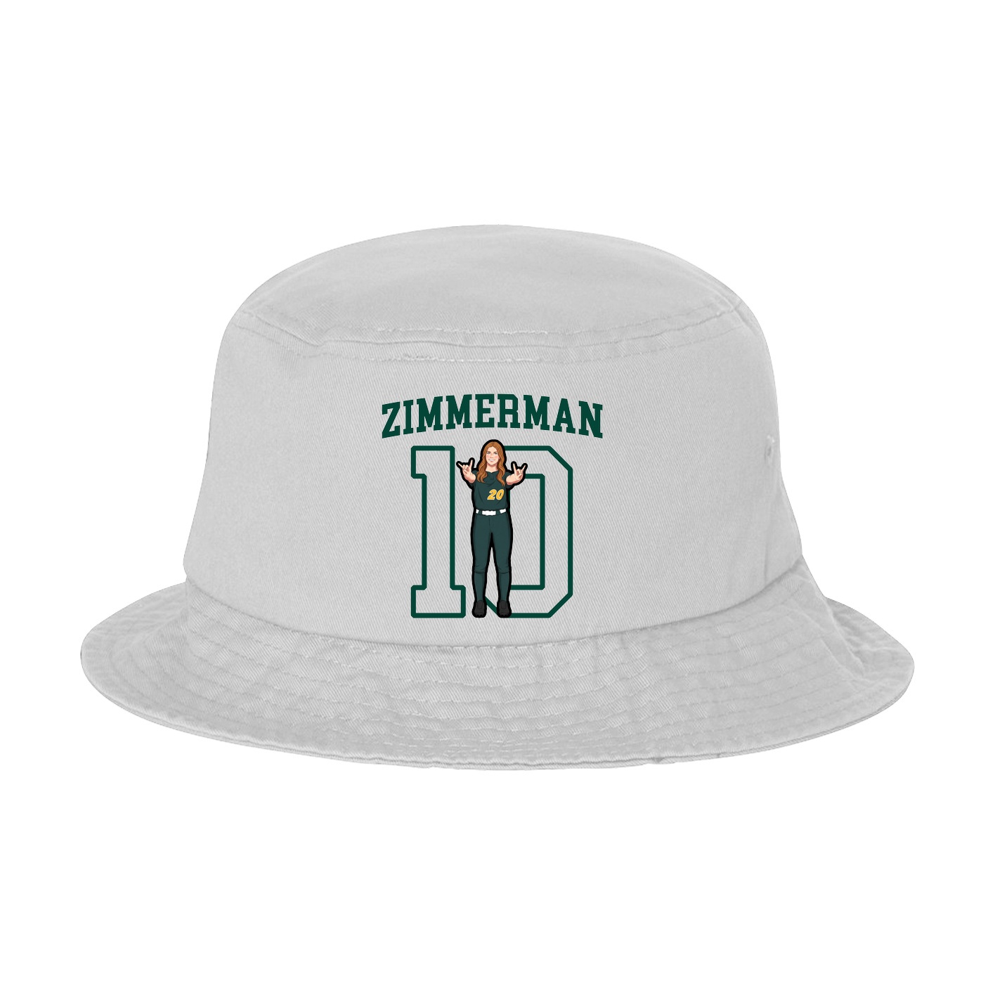Bucket Cap — Shirsey in White