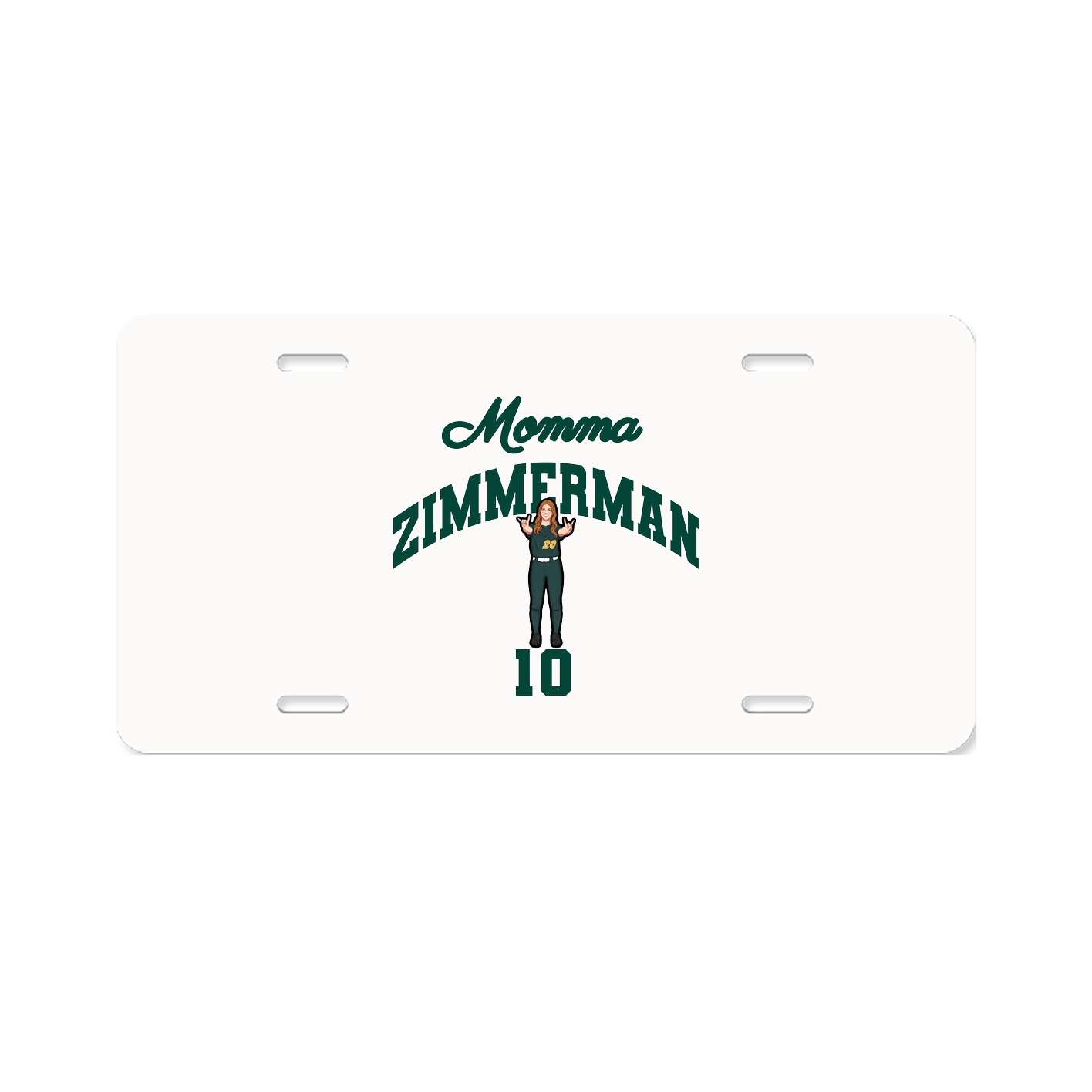 License Plate — Mothers Day Arch in Classic