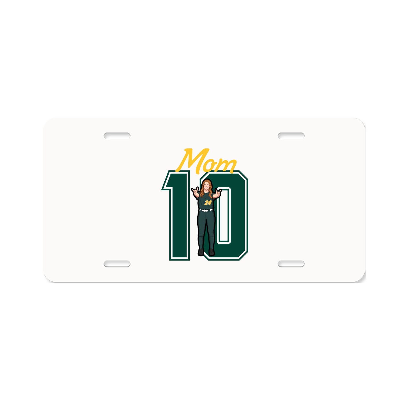 License Plate — Mothers Day Shirsey in Classic