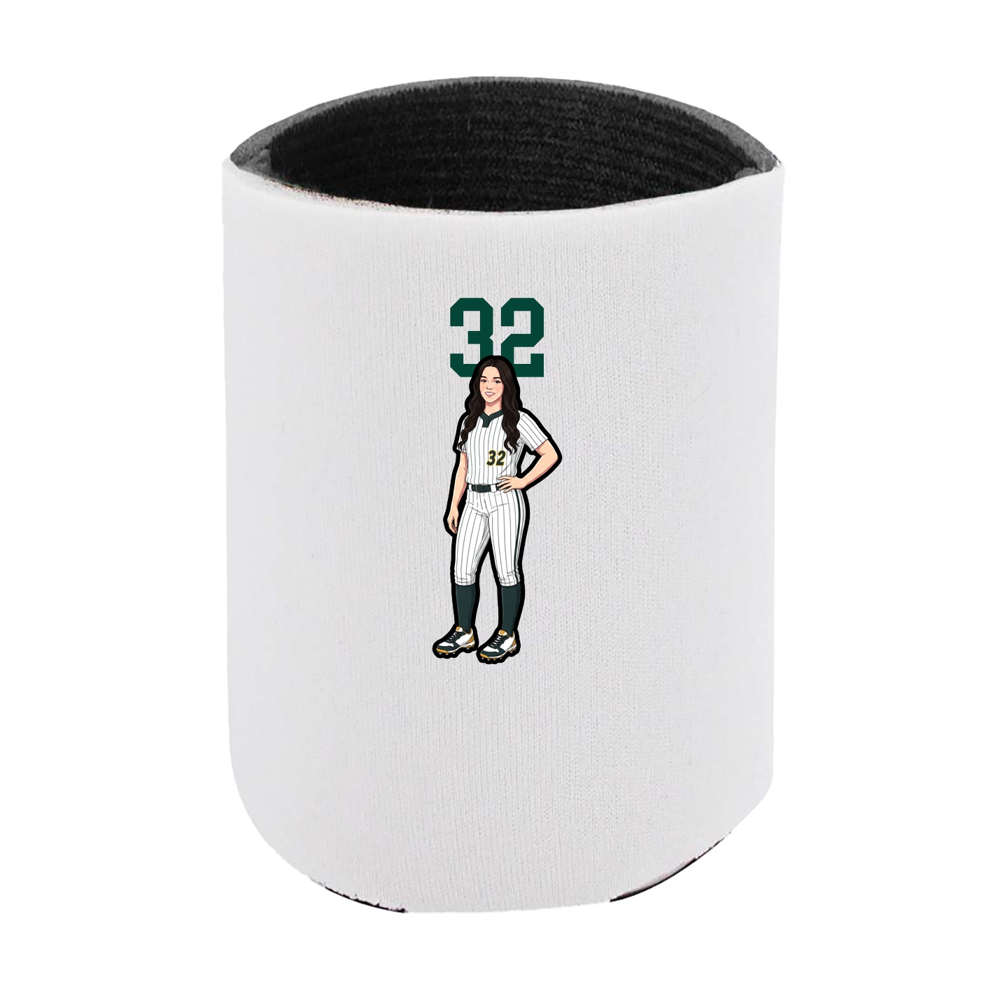 Can Holder — Number Top in White