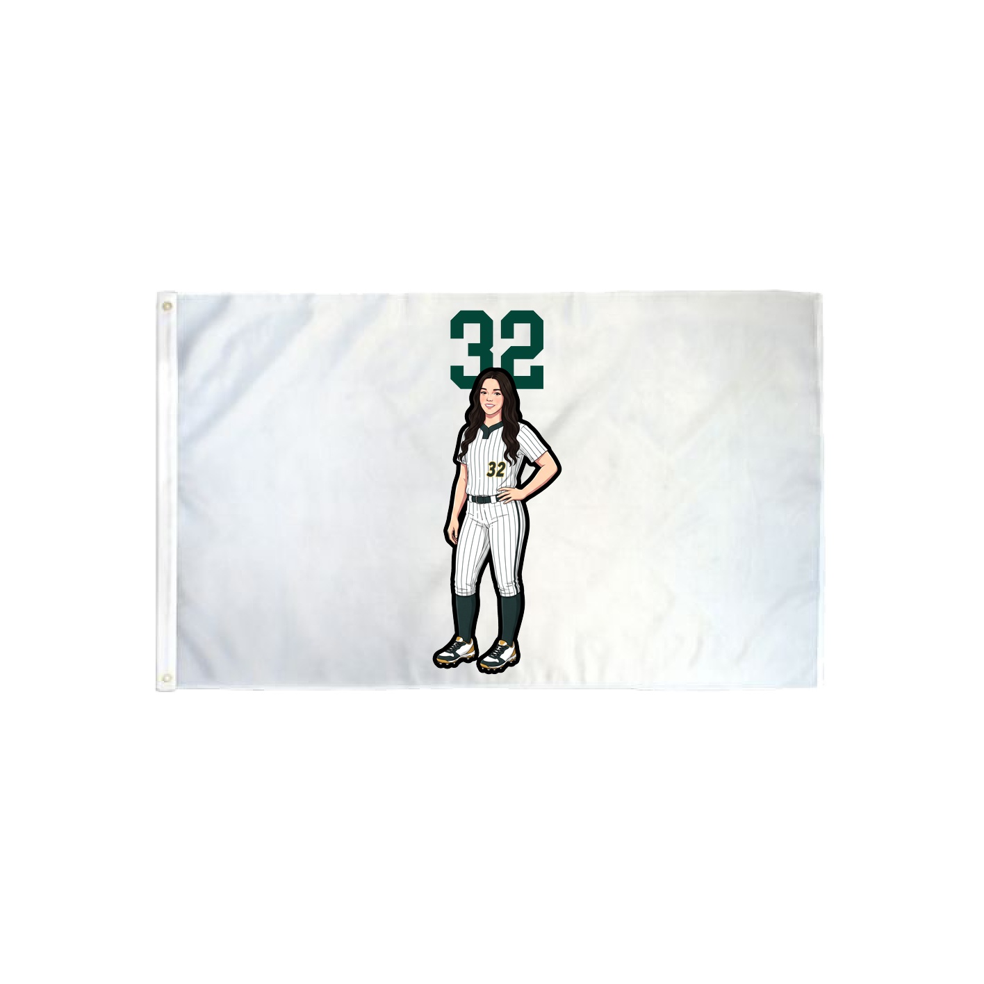 3x5 Flag — Number Top in Classic