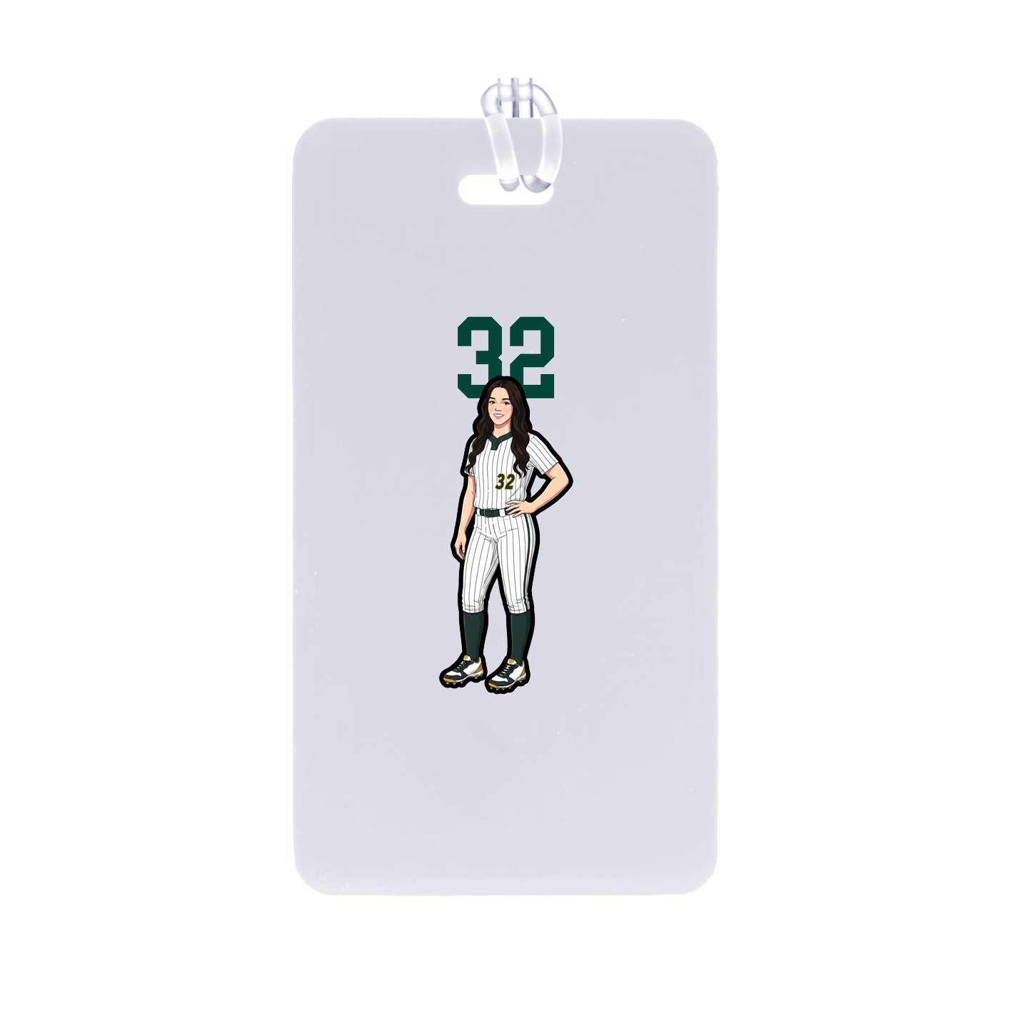 Bag Tag — Number Top in Classic