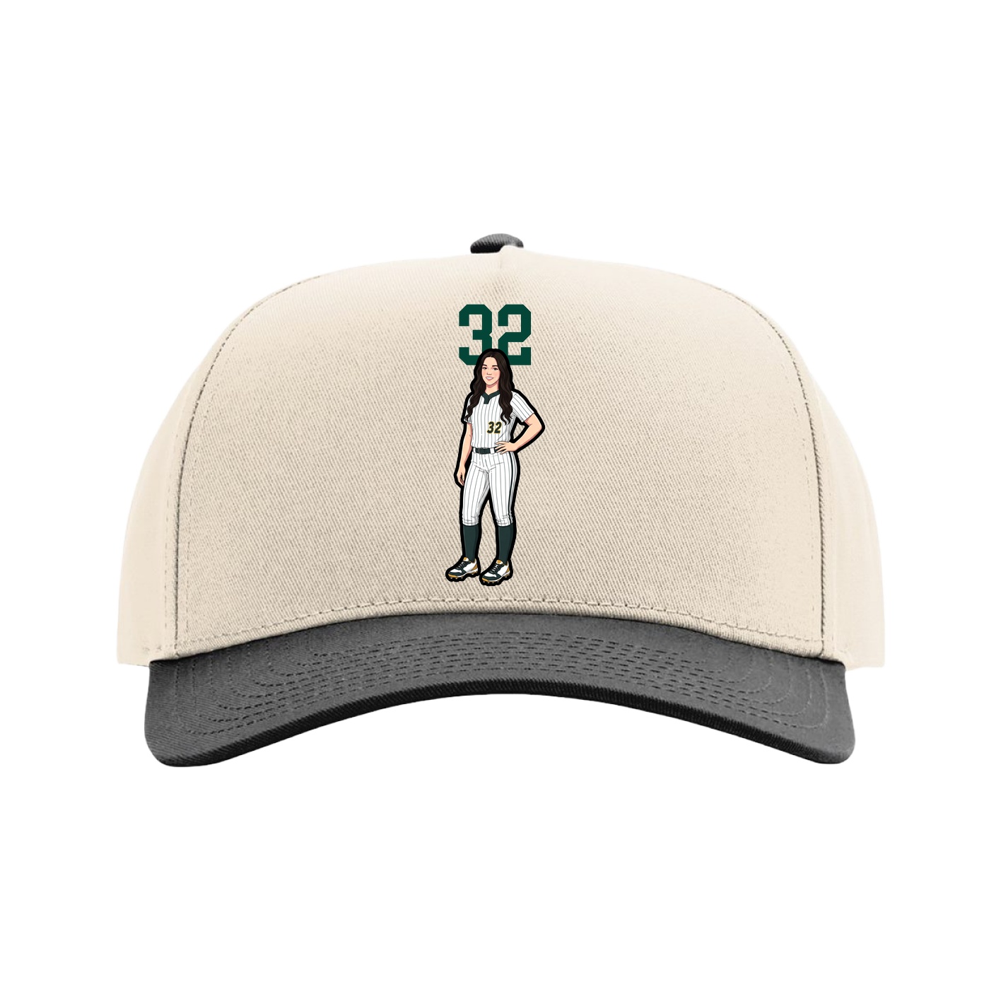 Full Fabric Five-Panel Champ Cap