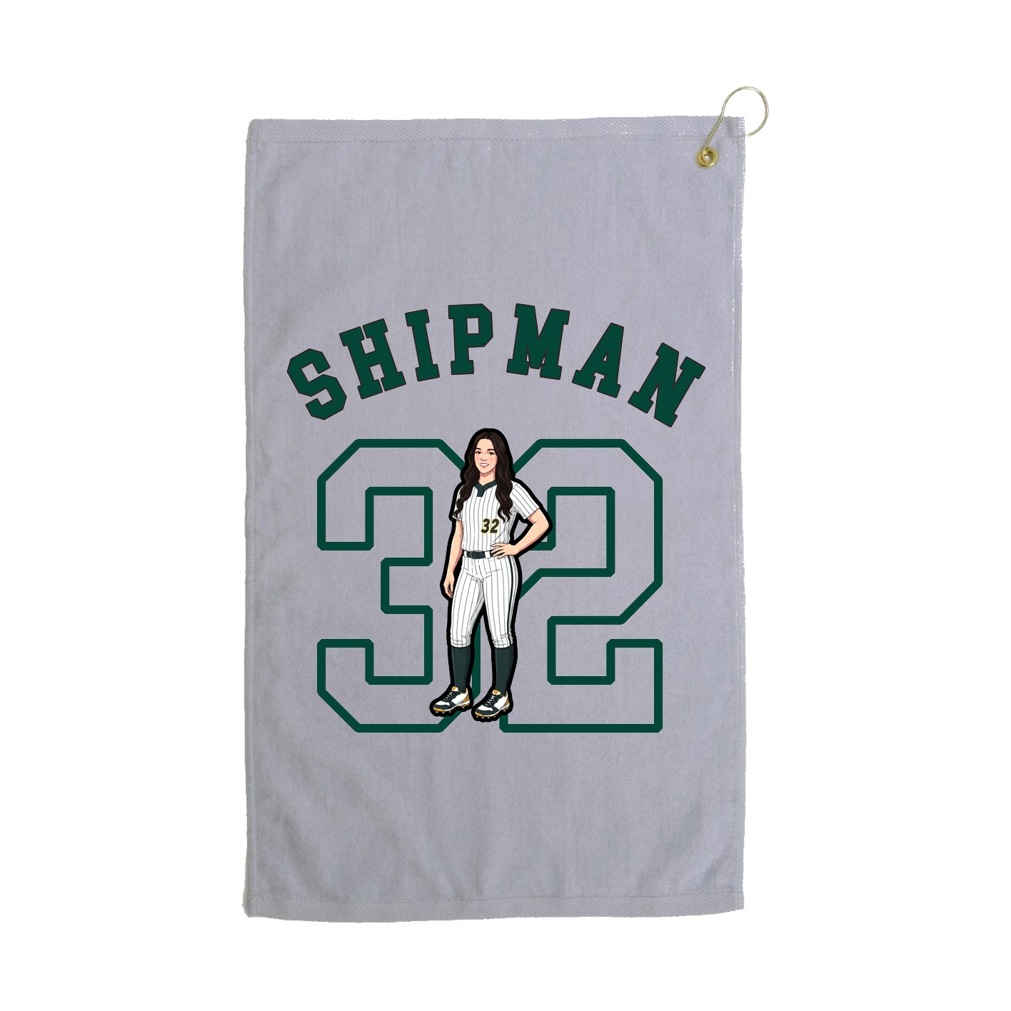Golf Towel — Shirsey Arch in Grey