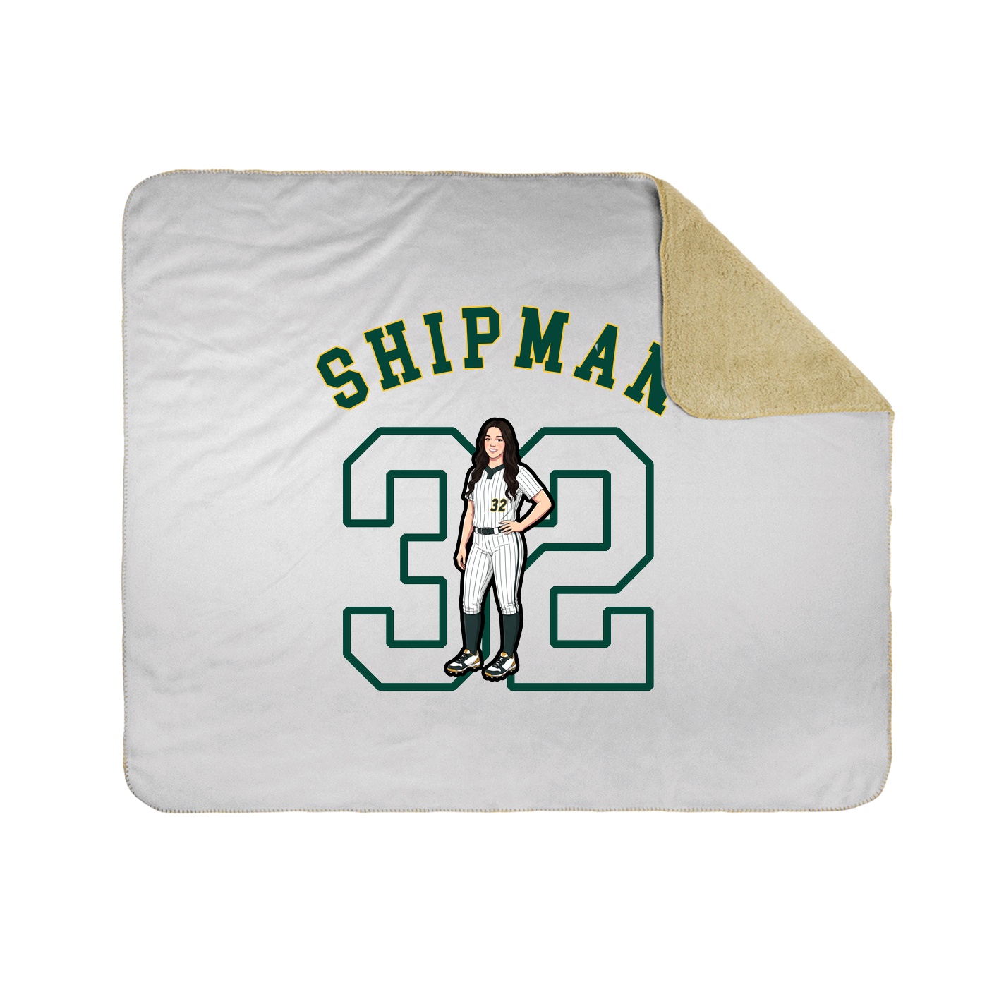 Throw Blanket — Shirsey Arch in White