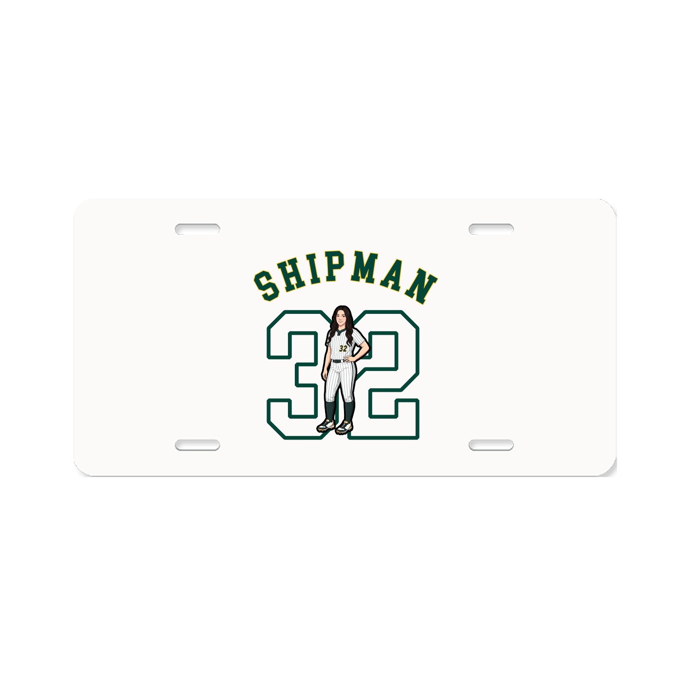 License Plate — Shirsey Arch in Classic