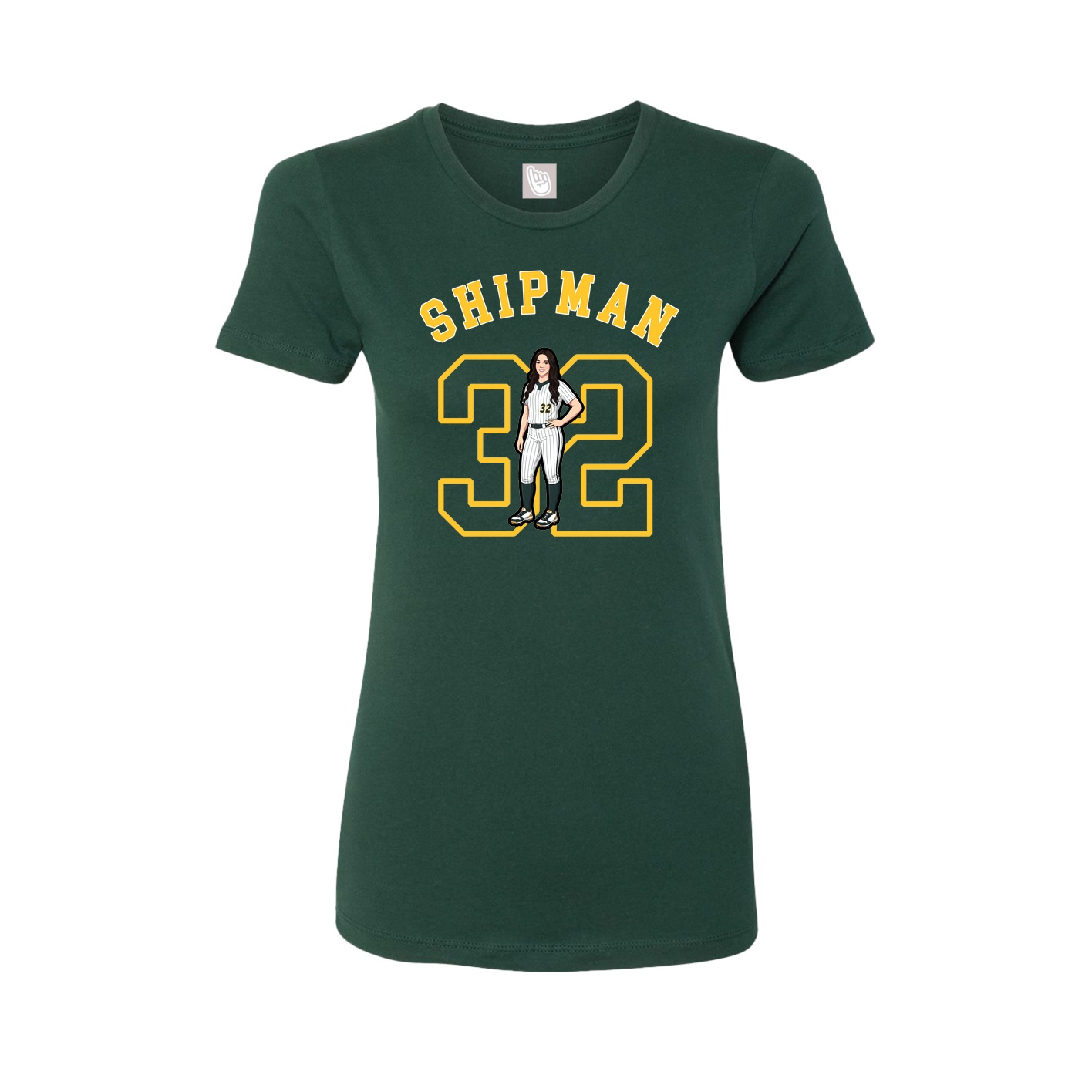 Womens Tee — Shirsey Arch in Green