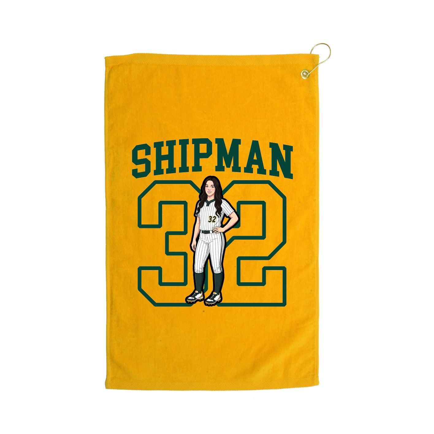 Golf Towel — Shirsey in Gold