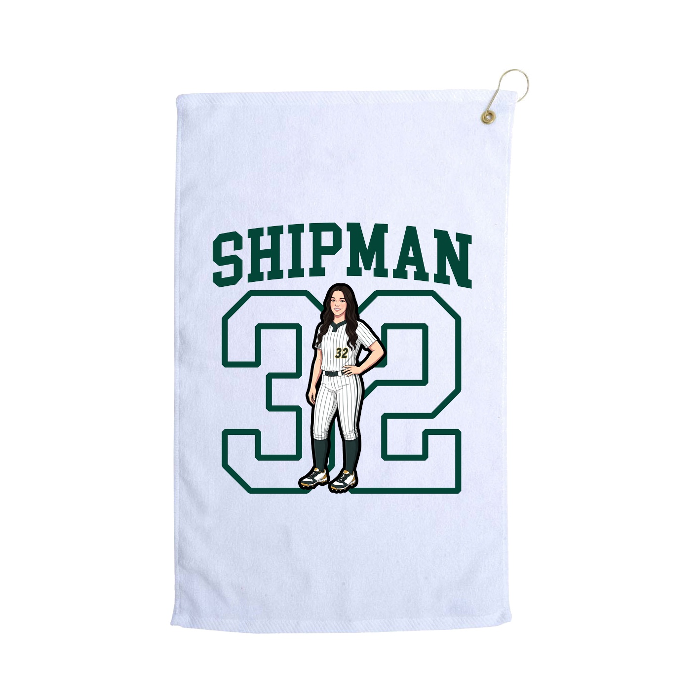 Golf Towel — Shirsey in White