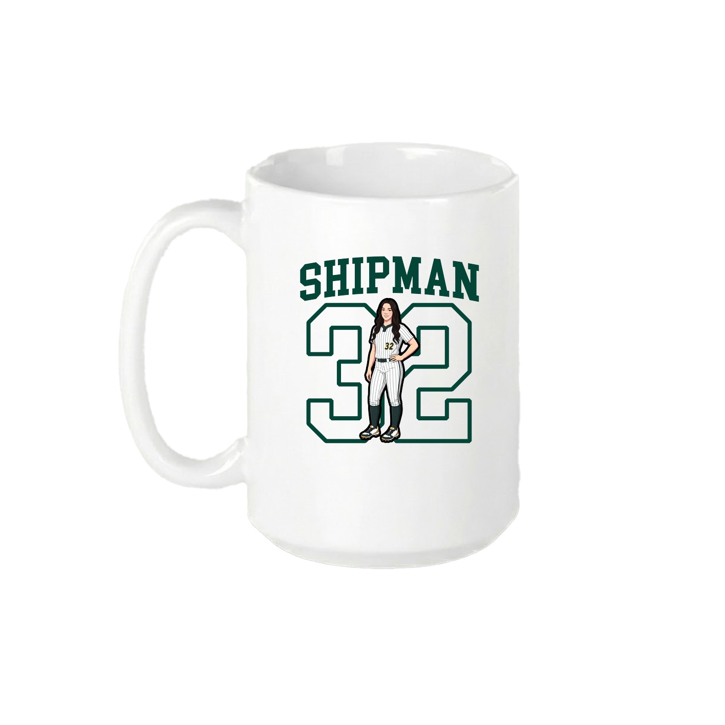 15oz Coffee Mug — Shirsey in White