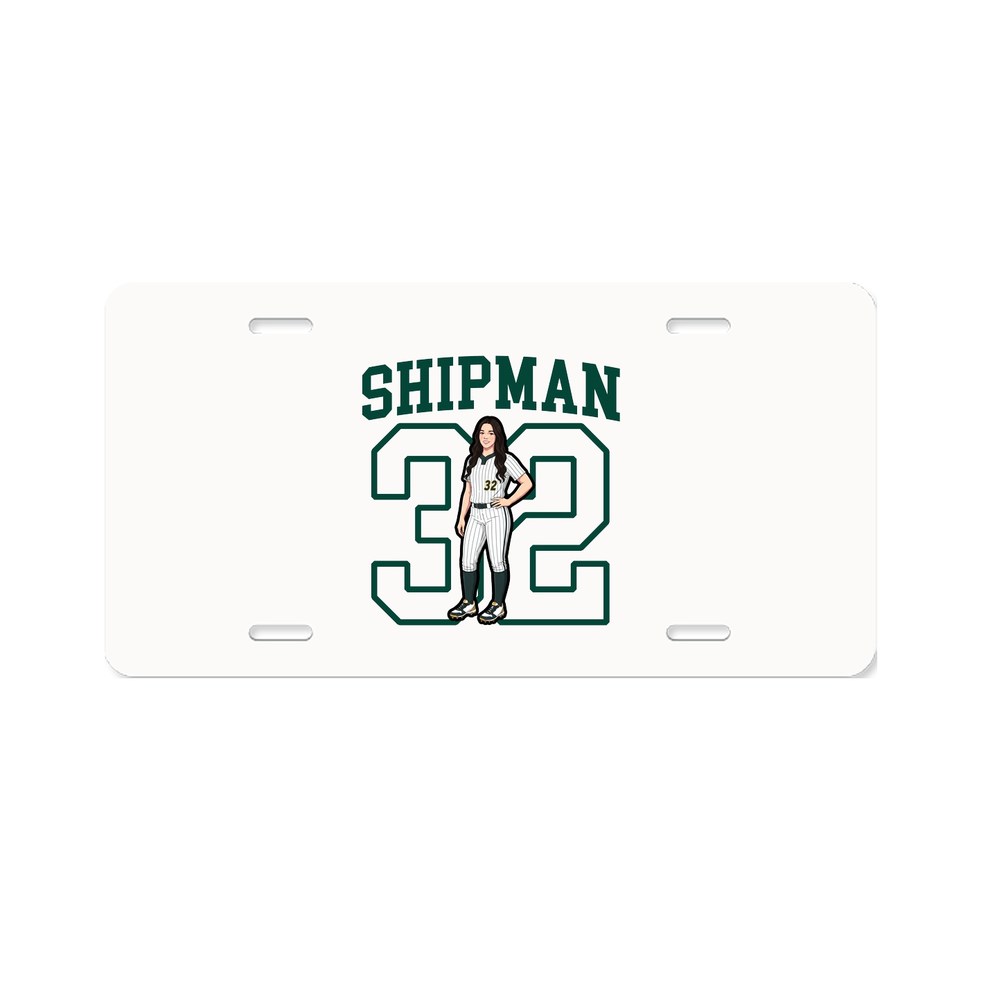 License Plate — Shirsey in Classic