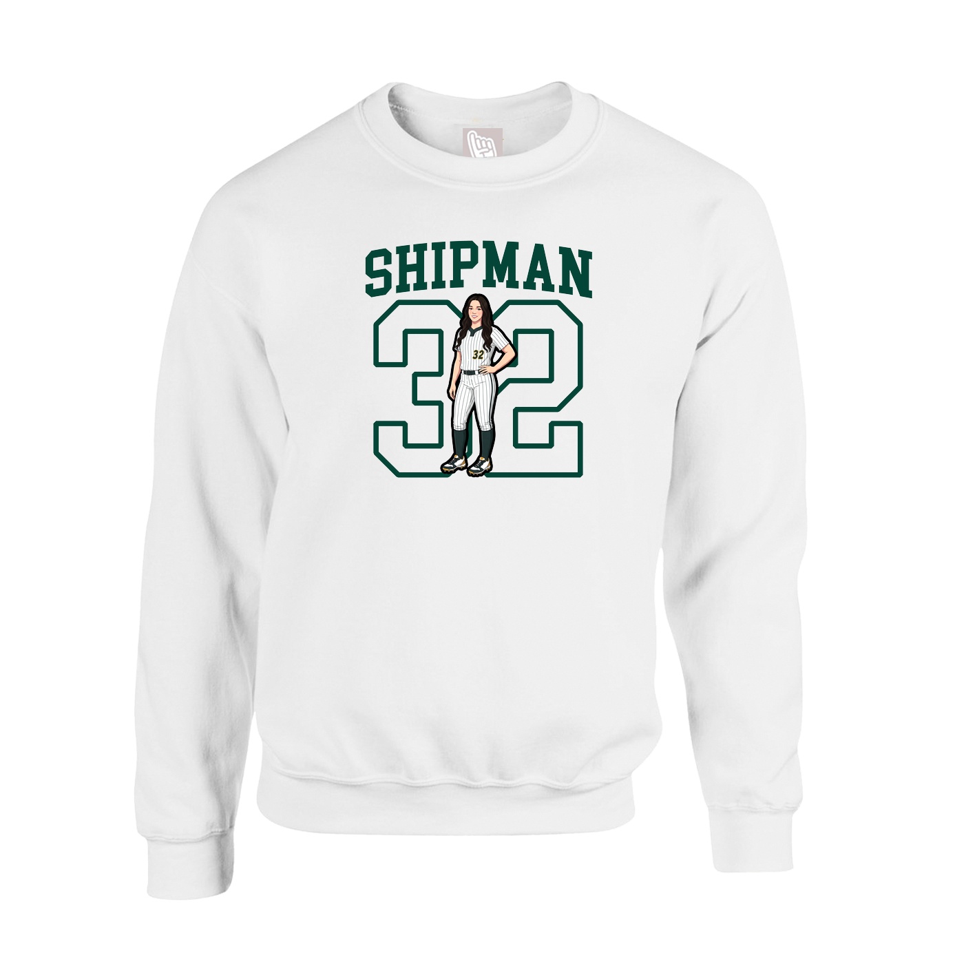 Fleece Crew — Shirsey in White