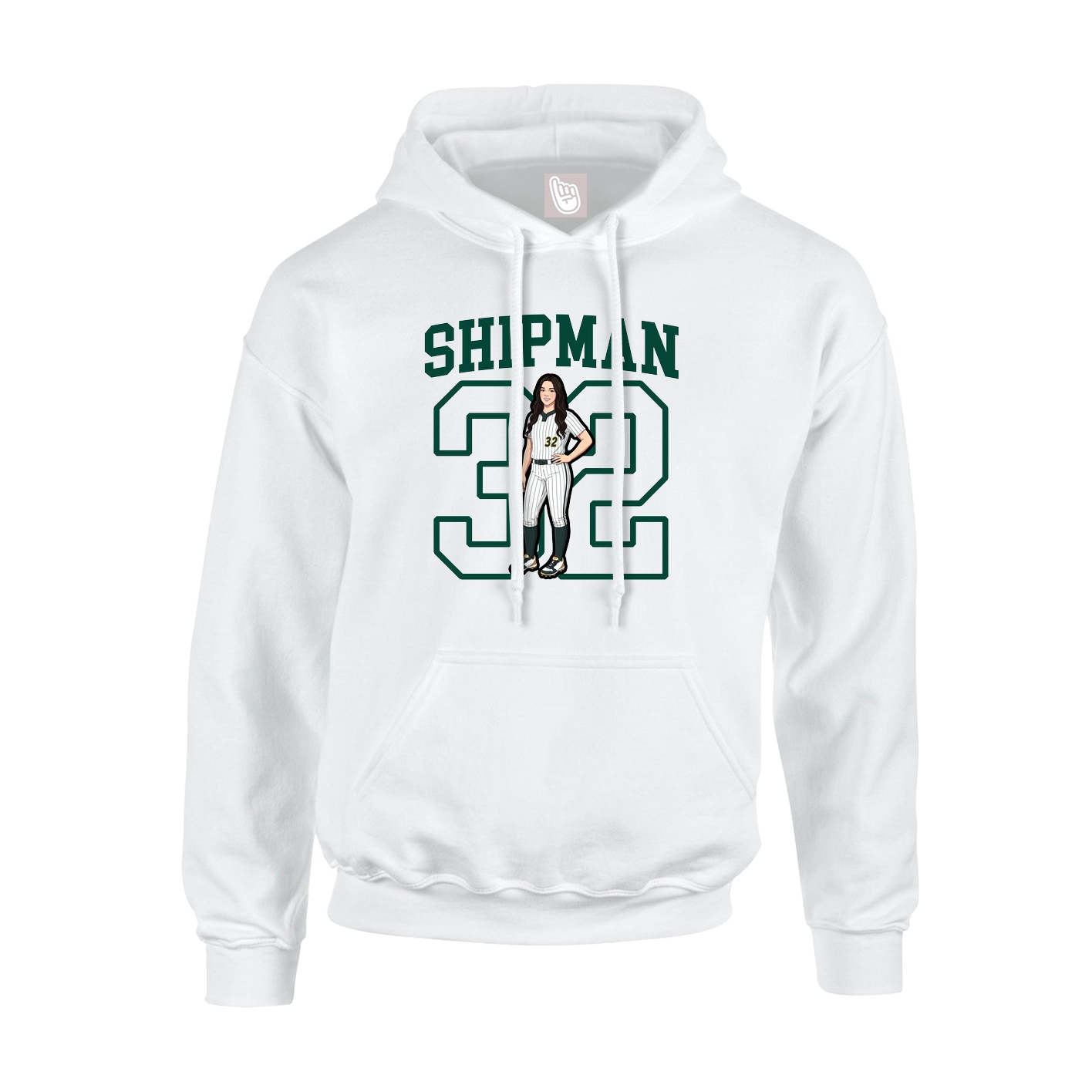 Youth Hoodie — Shirsey in White