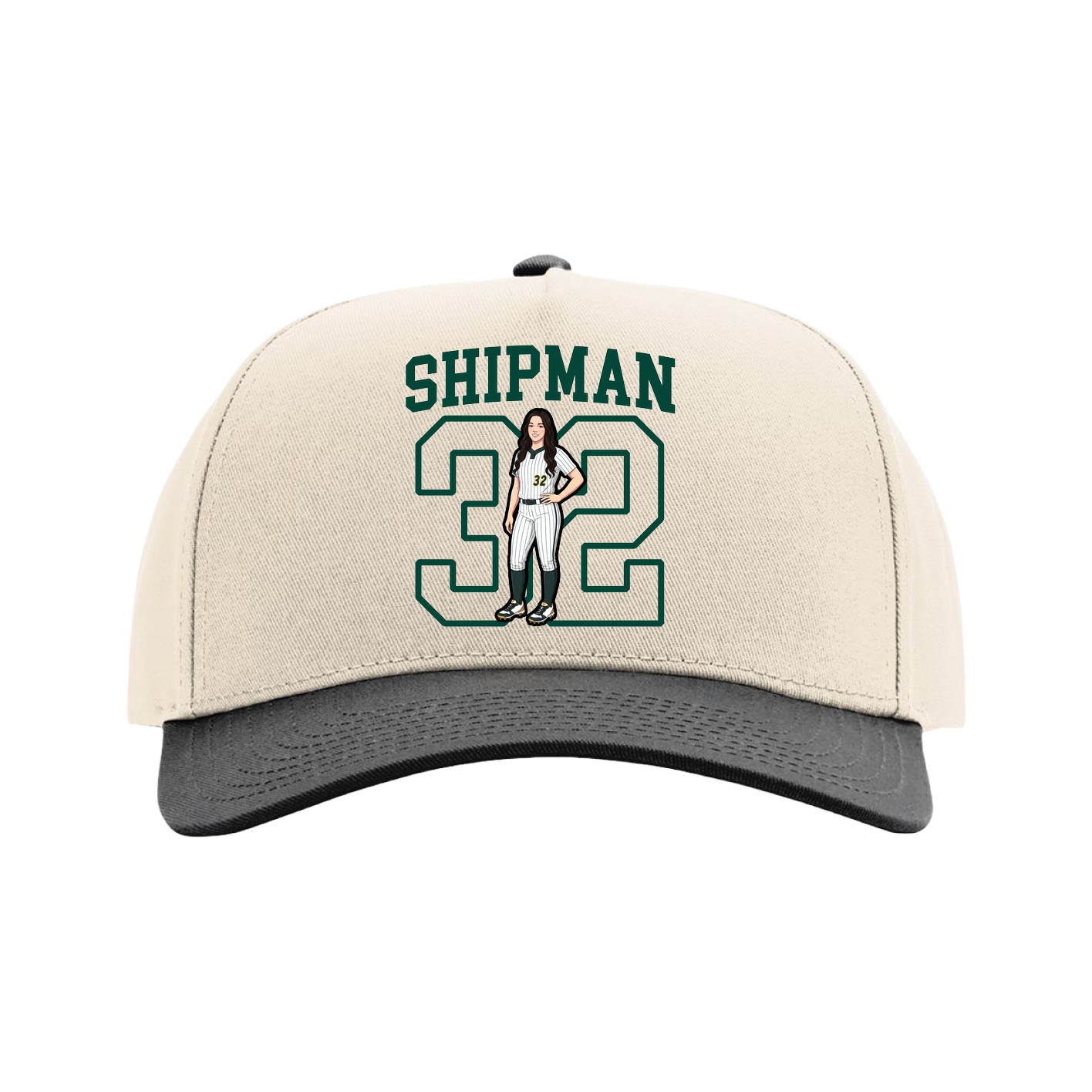 Full Fabric Five-Panel Champ Cap